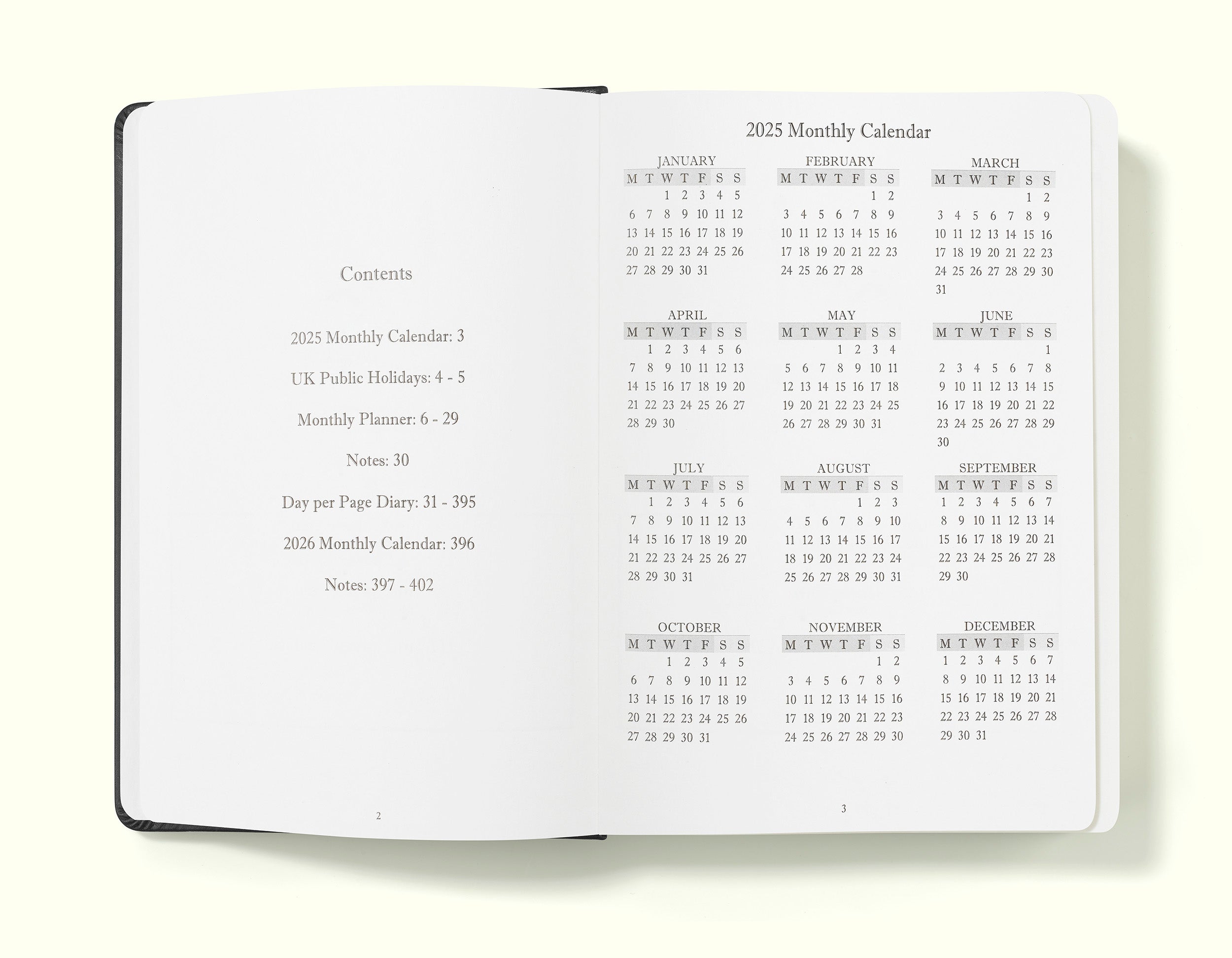 The Executive Journal – 2025 Daily Planner and Diary