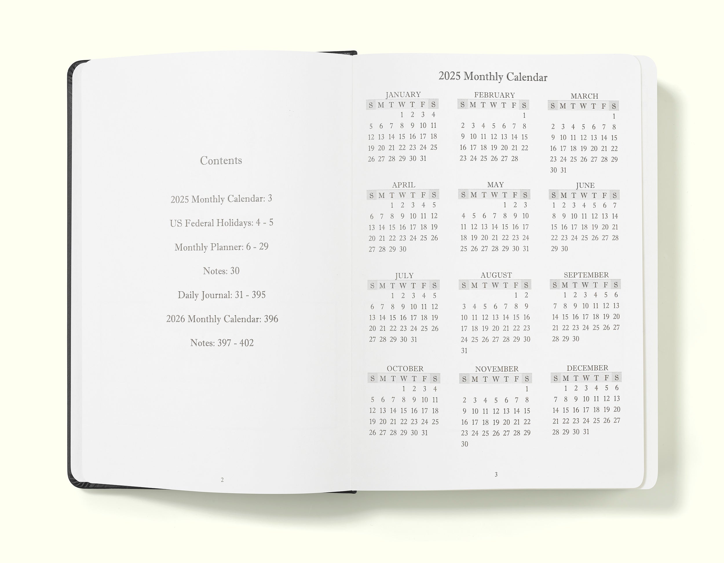 The Executive Journal – 2025 Daily Planner and Diary