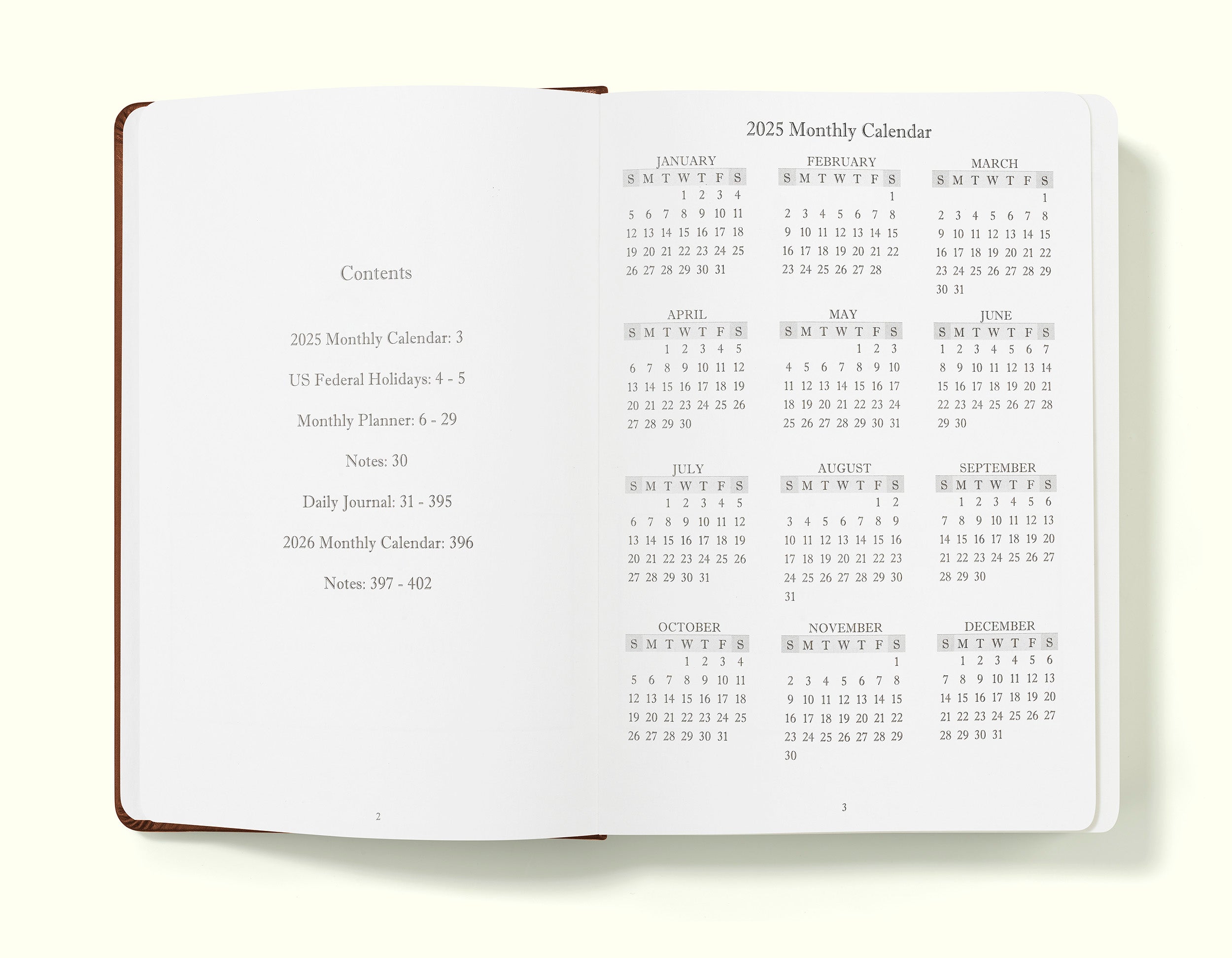The Executive Journal – 2025 Daily Planner and Diary