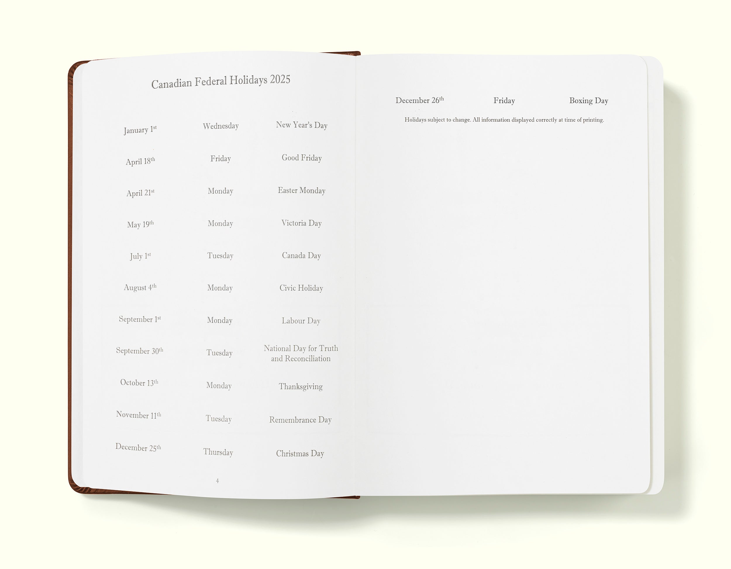 The Executive Journal – 2025 Daily Planner and Diary
