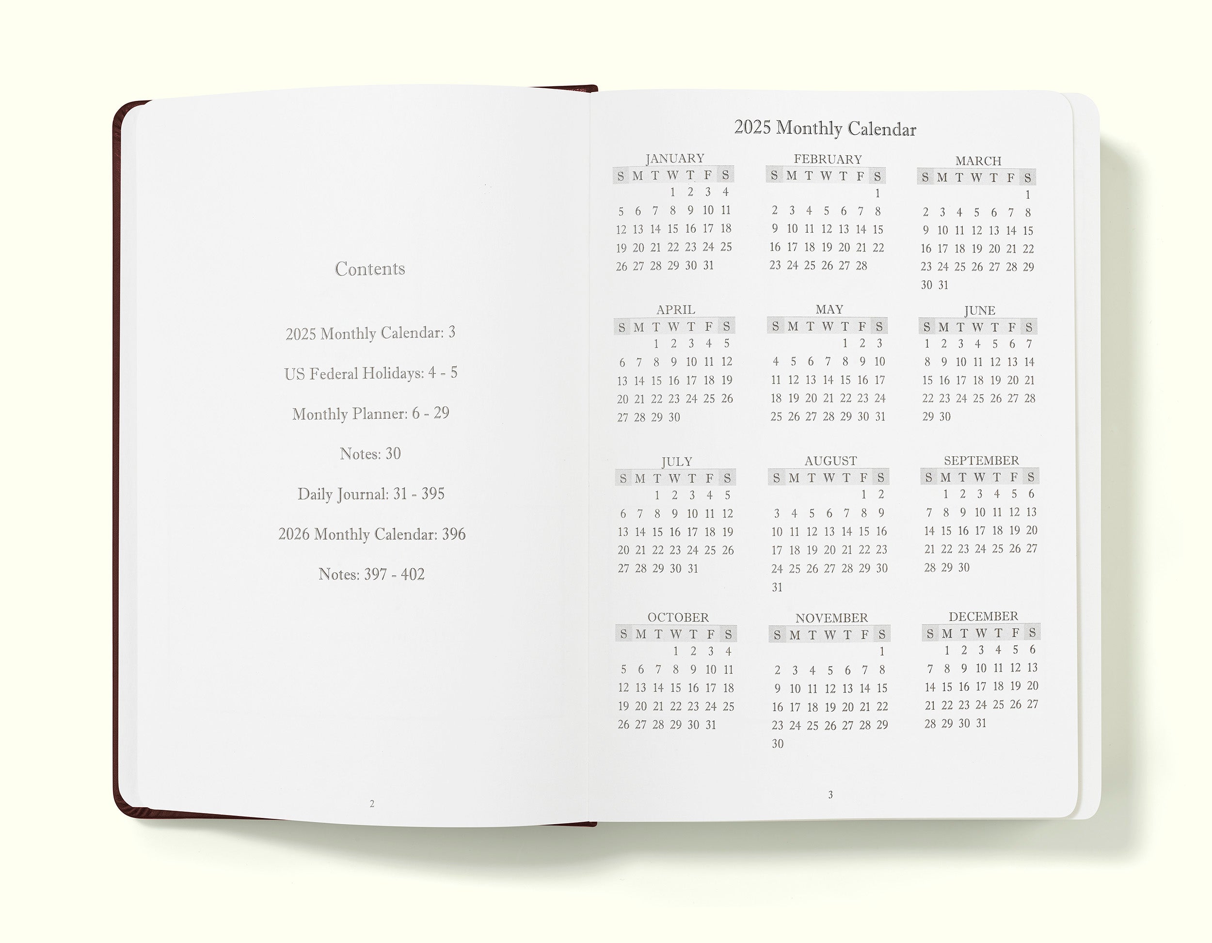 The Executive Journal – 2025 Daily Planner and Diary