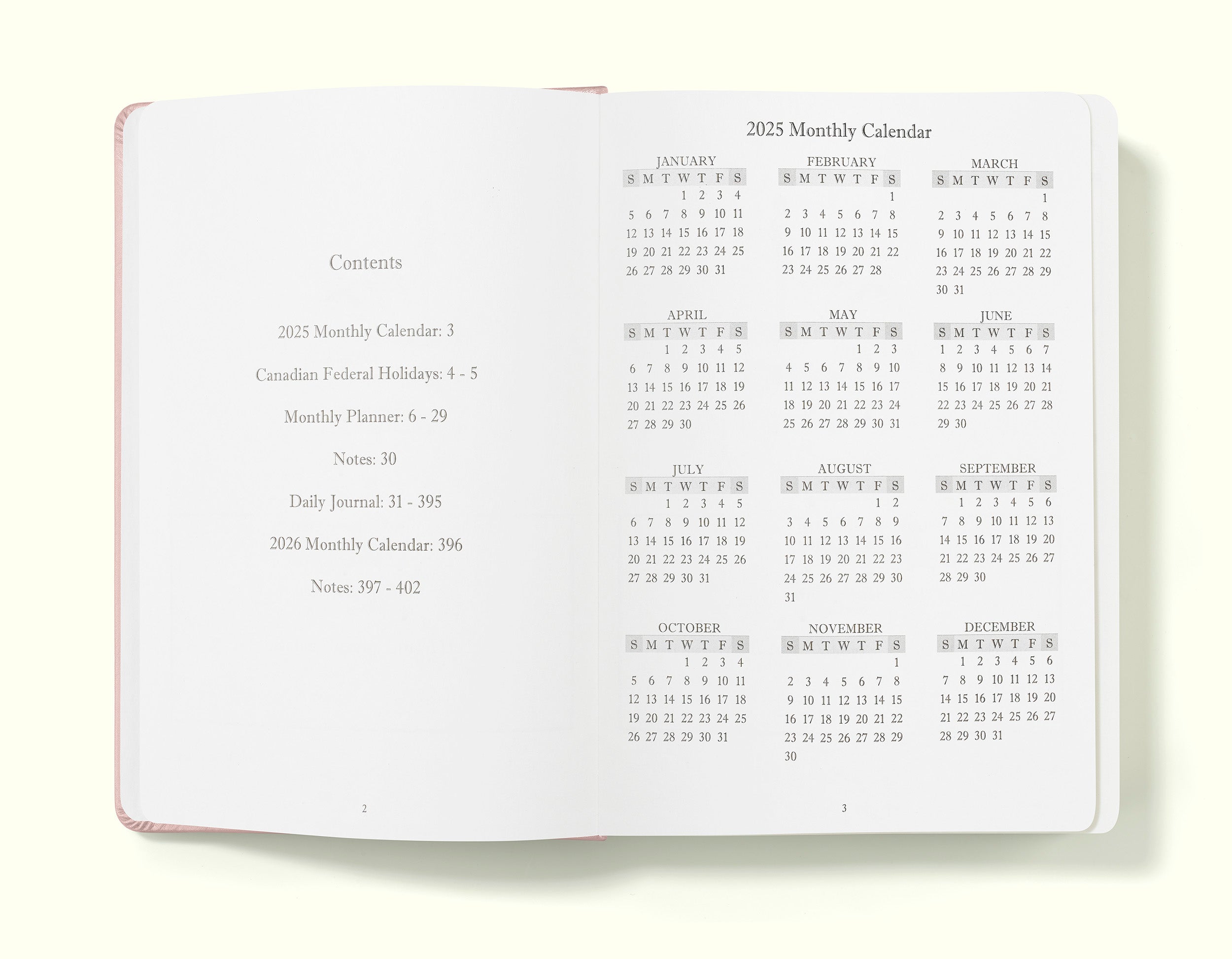 The Executive Journal – 2025 Daily Planner and Diary