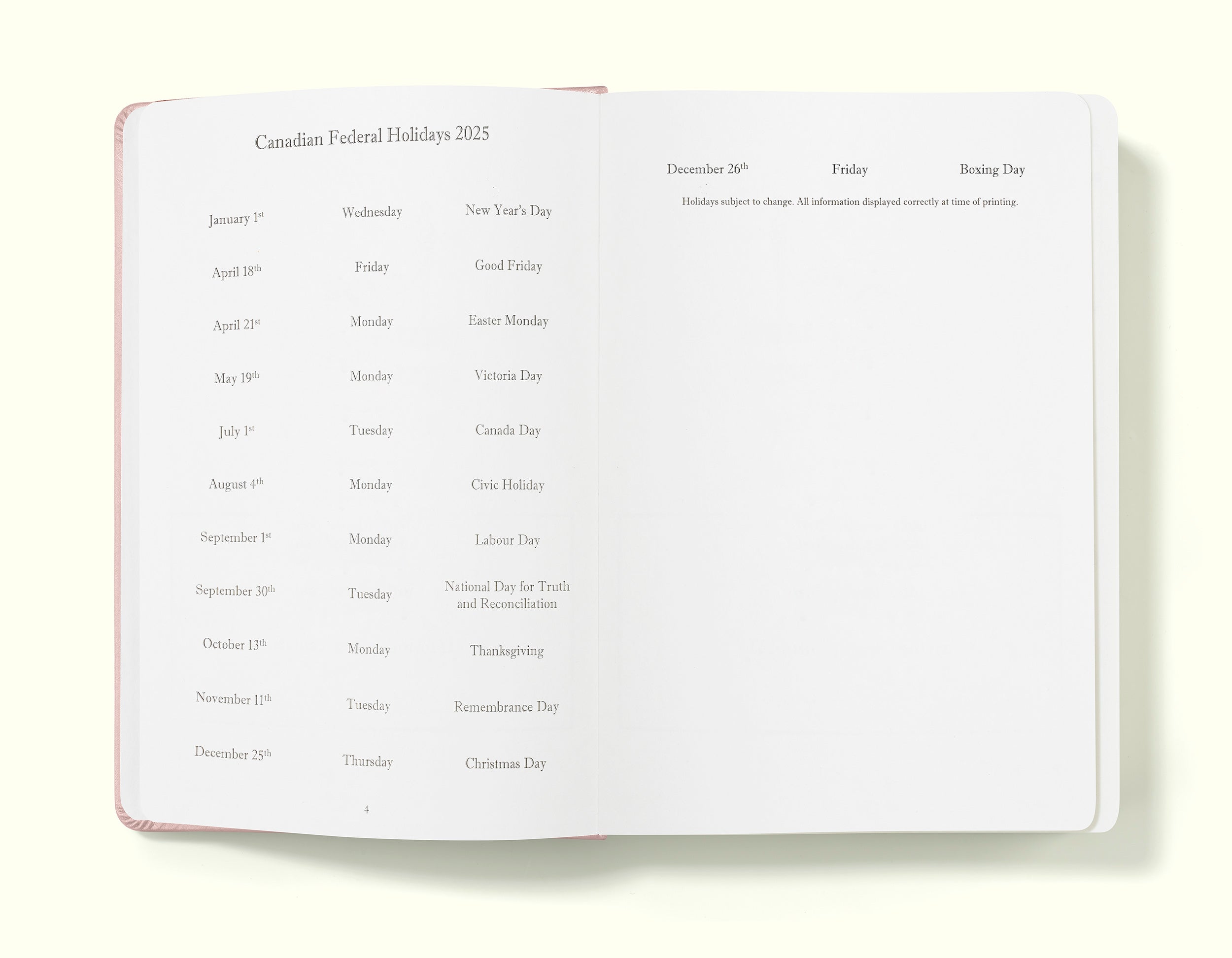 The Executive Journal – 2025 Daily Planner and Diary