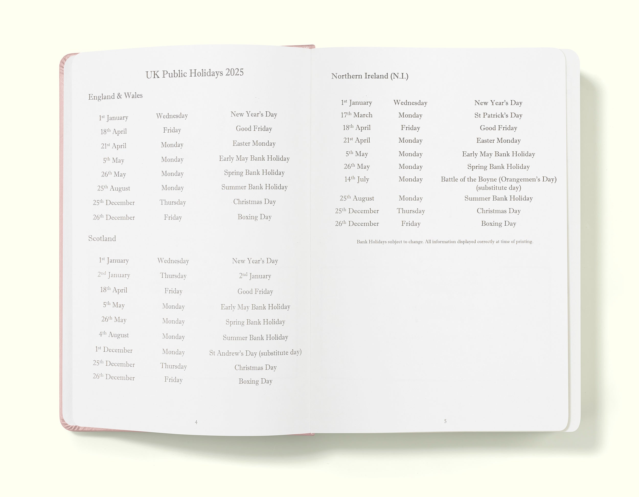 The Executive Journal – 2025 Daily Planner and Diary