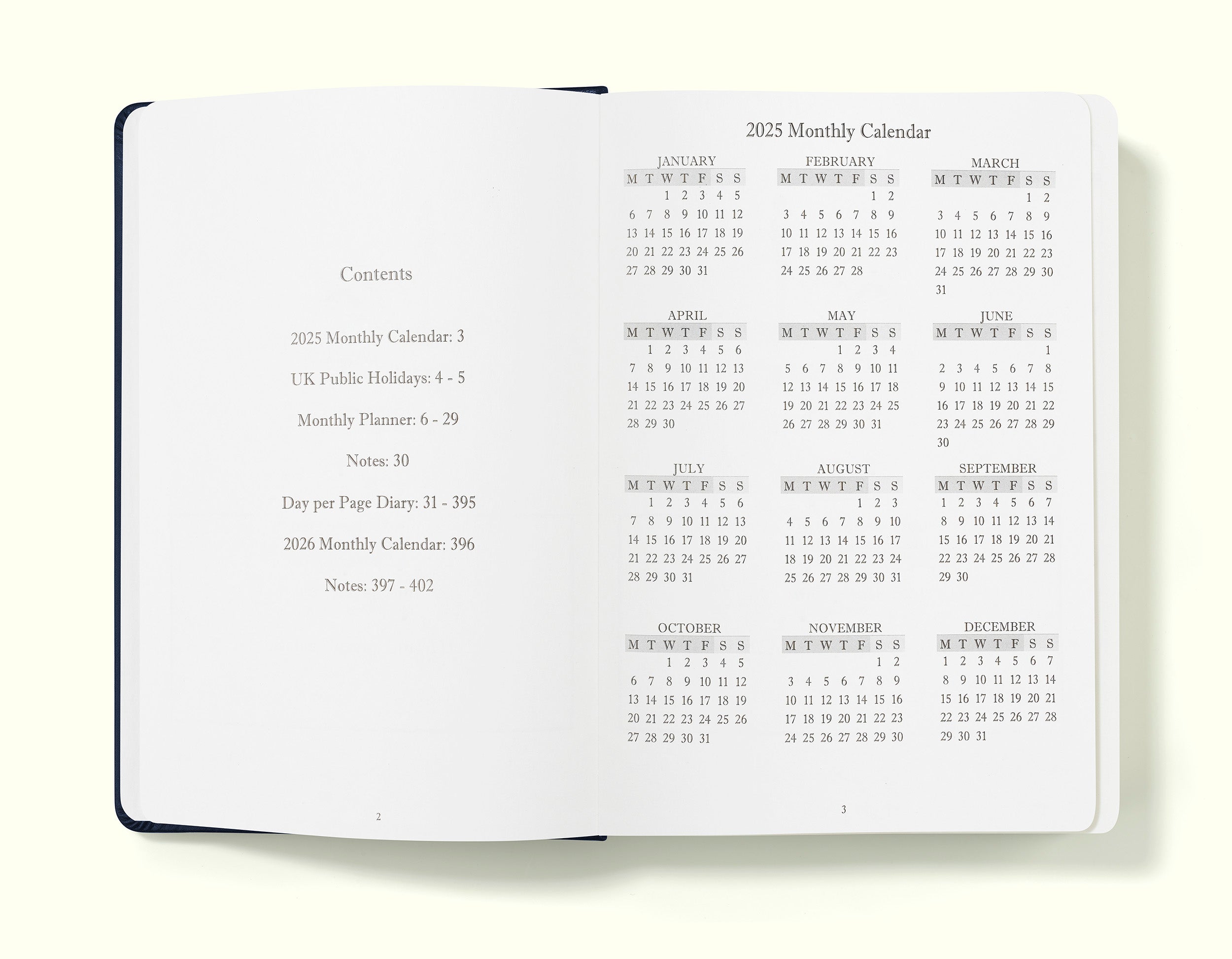 The Executive Journal – 2025 Daily Planner and Diary