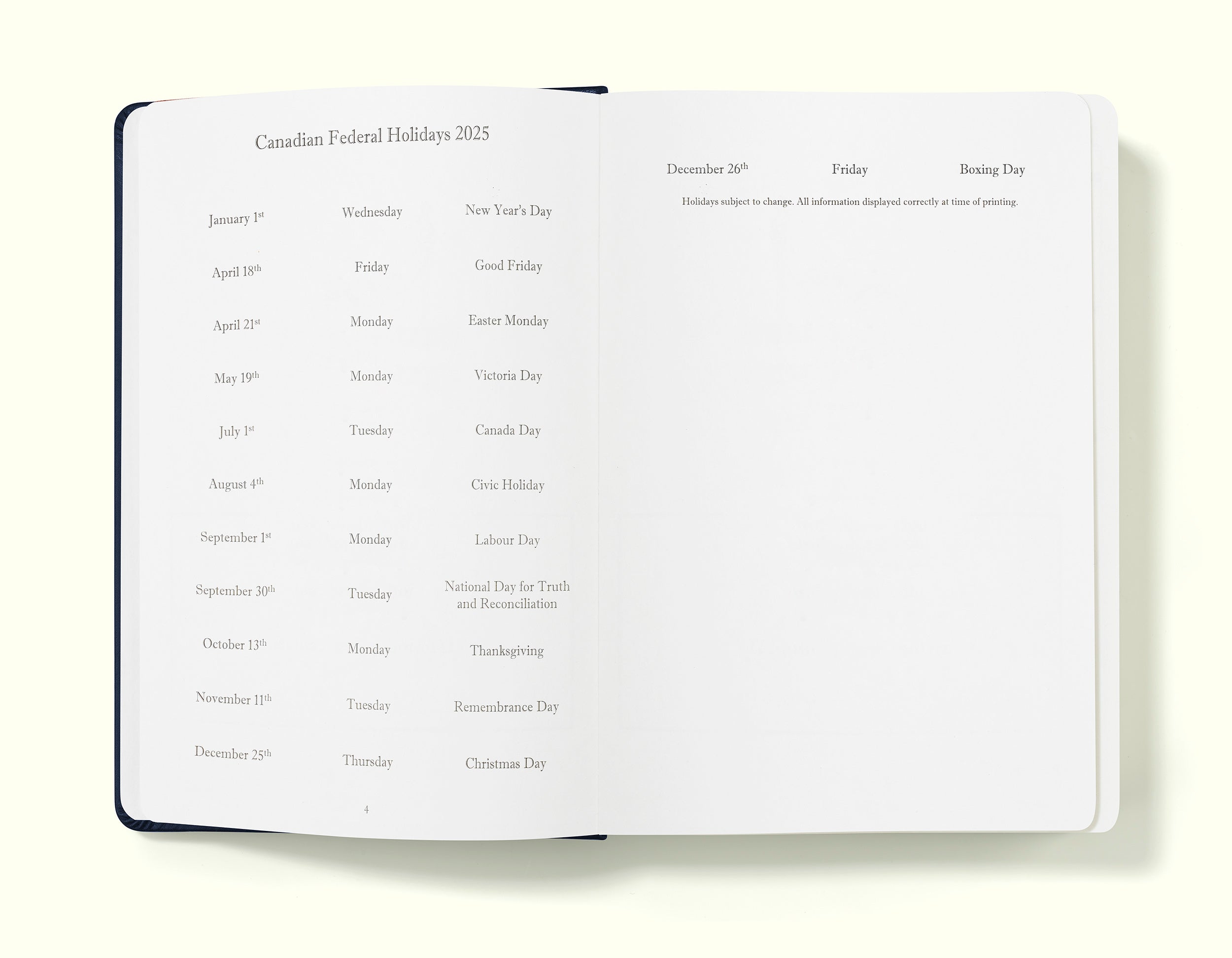 The Executive Journal – 2025 Daily Planner and Diary