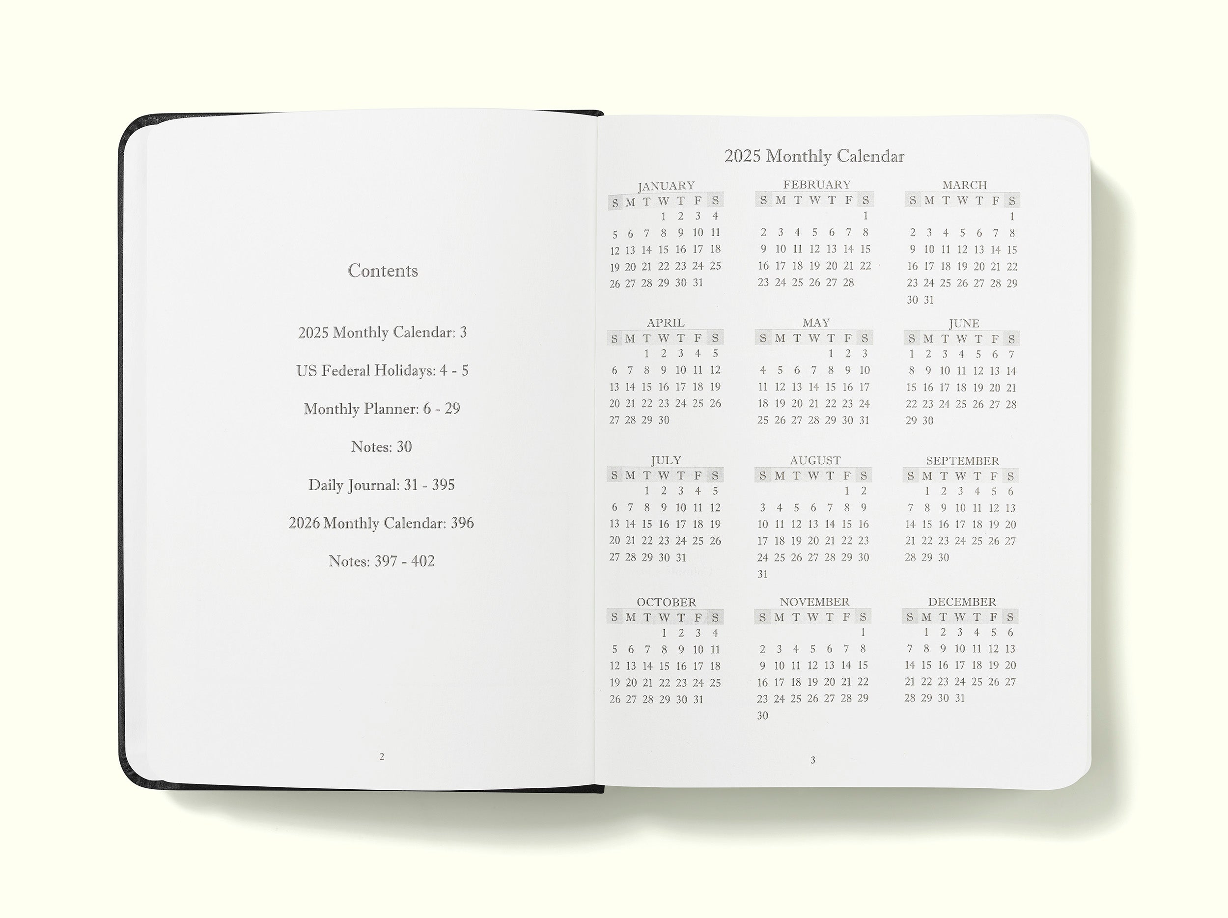 The Executive Journal – 2025 Daily Planner and Diary
