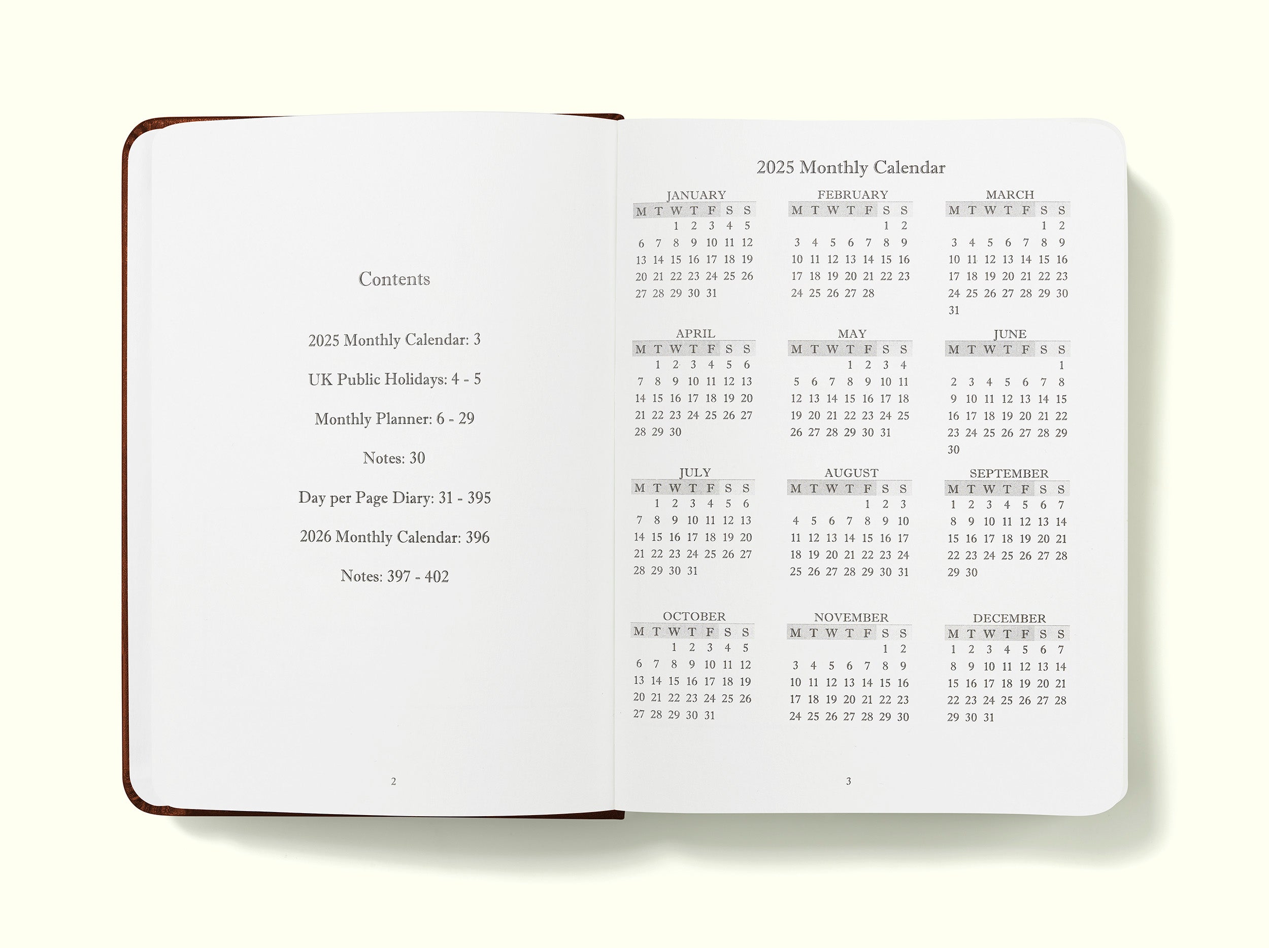 The Executive Journal – 2025 Daily Planner and Diary