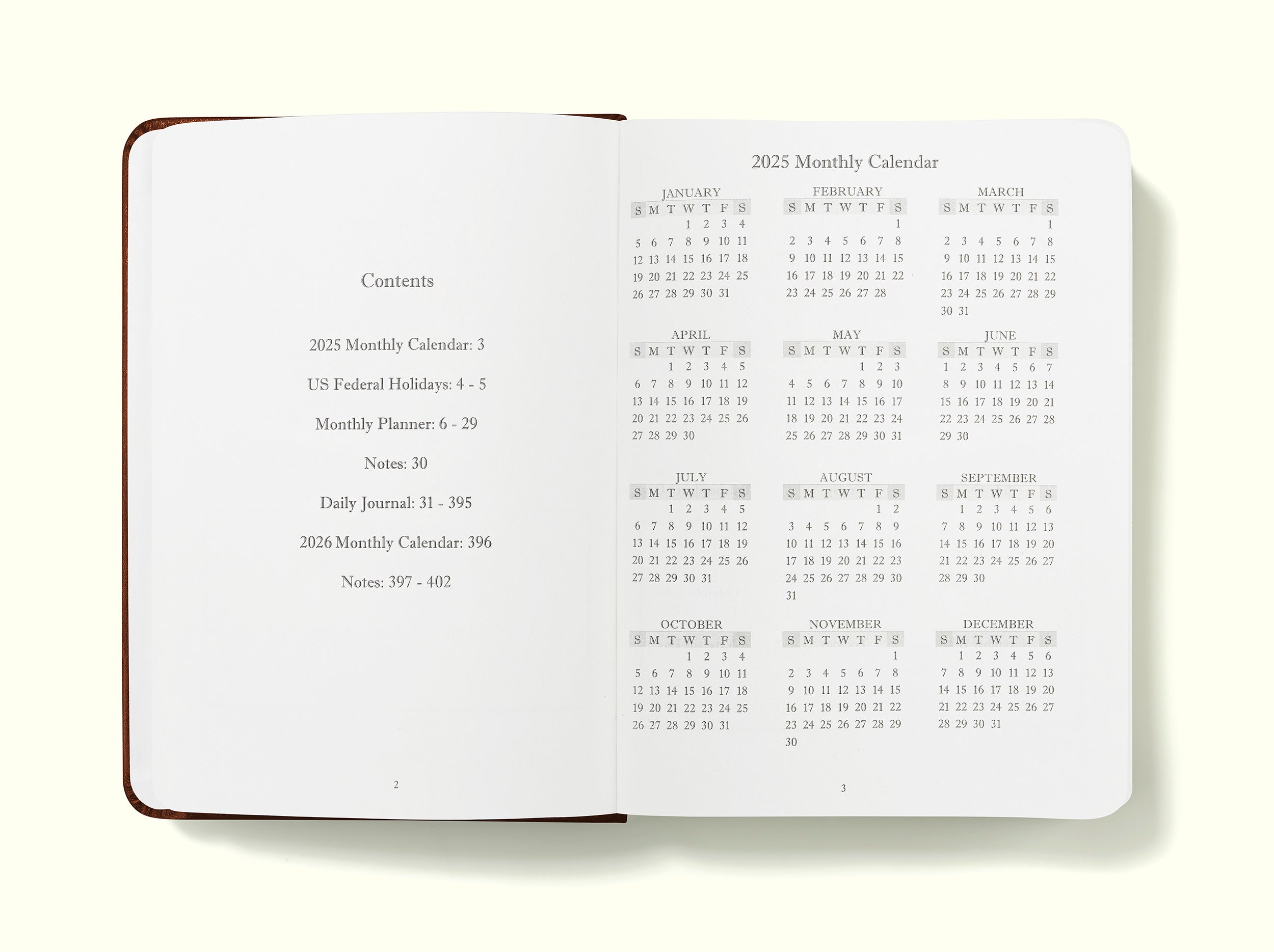 The Executive Journal – 2025 Daily Planner and Diary