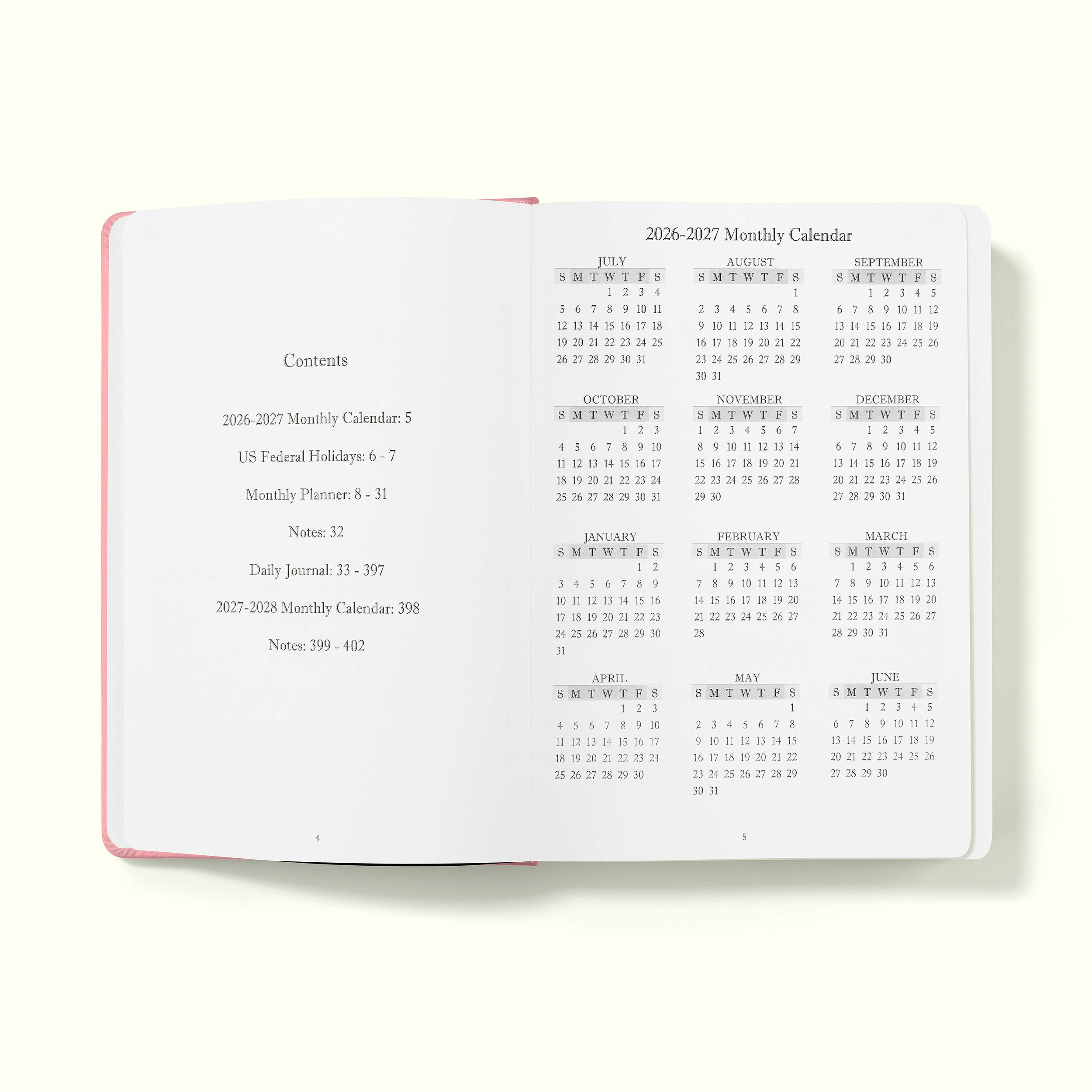 The Executive Journal - Mid-Year Edition - July 2026 to June 2027 – with US Public Holidays