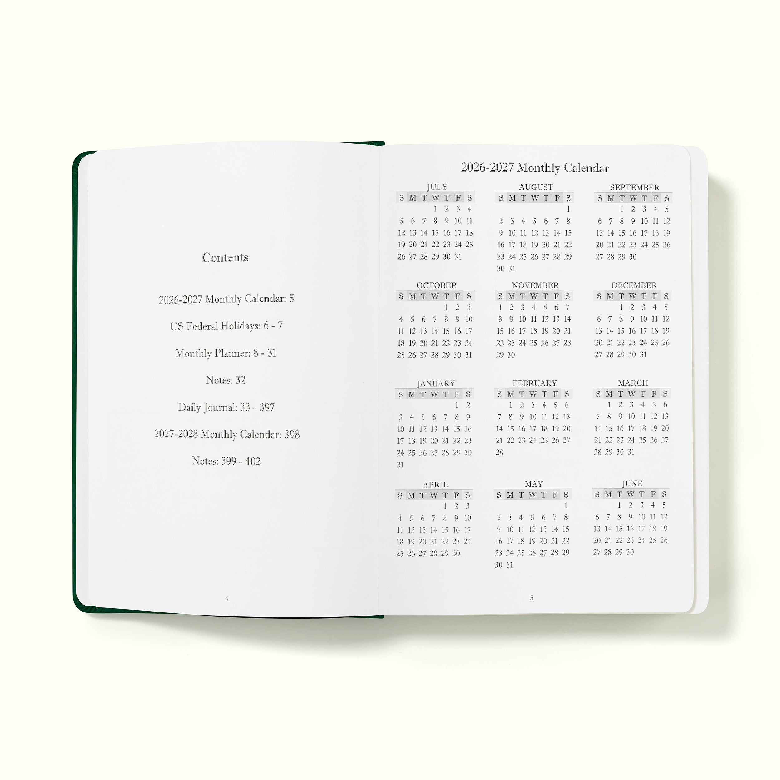 The Executive Journal - Mid-Year Edition - July 2026 to June 2027 – with US Public Holidays