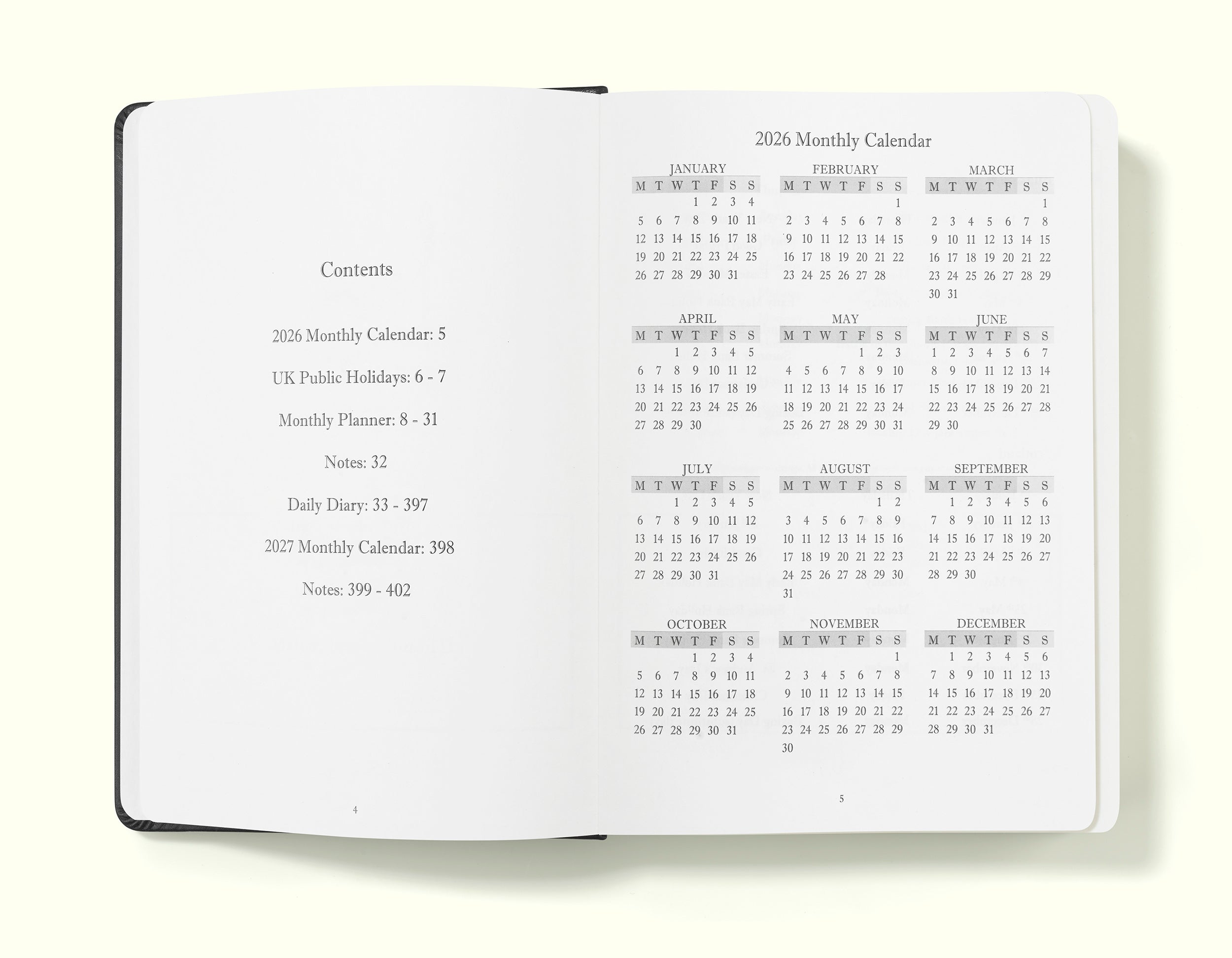 The Executive Journal – 2026 Daily Planner and Diary