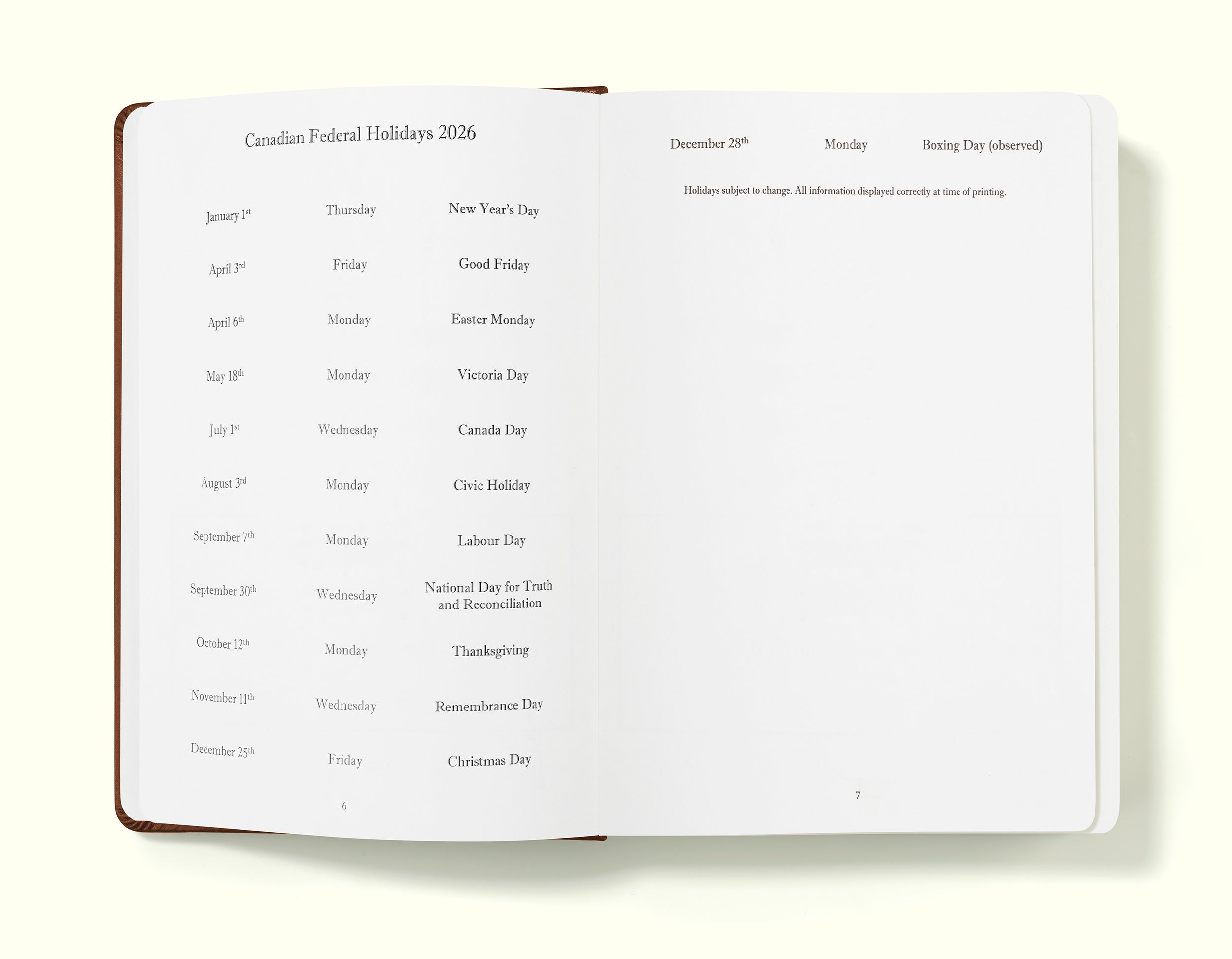 The Executive Journal – 2026 Daily Planner and Diary