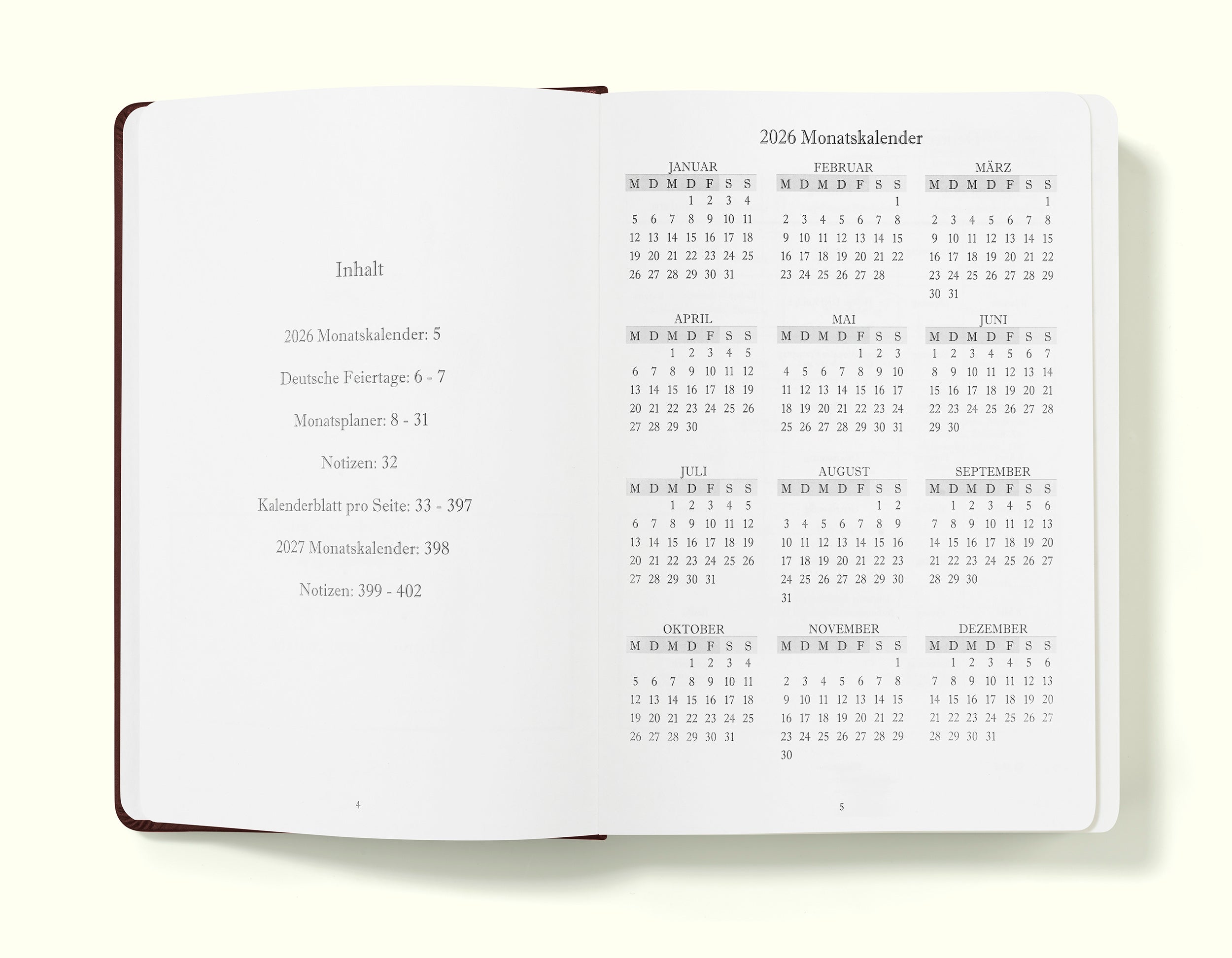 The Executive Journal – 2026 Daily Planner and Diary