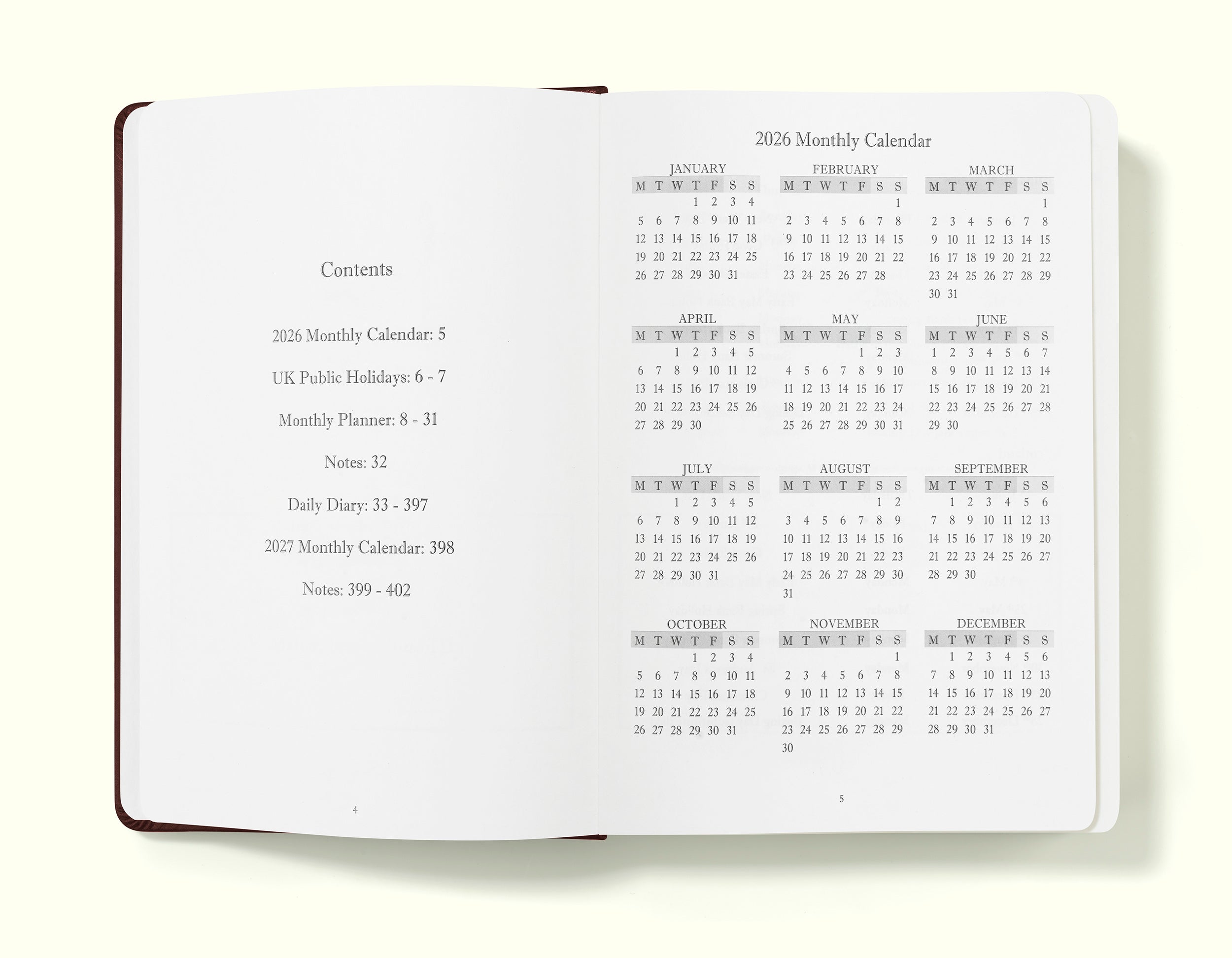 The Executive Journal – 2026 Daily Planner and Diary