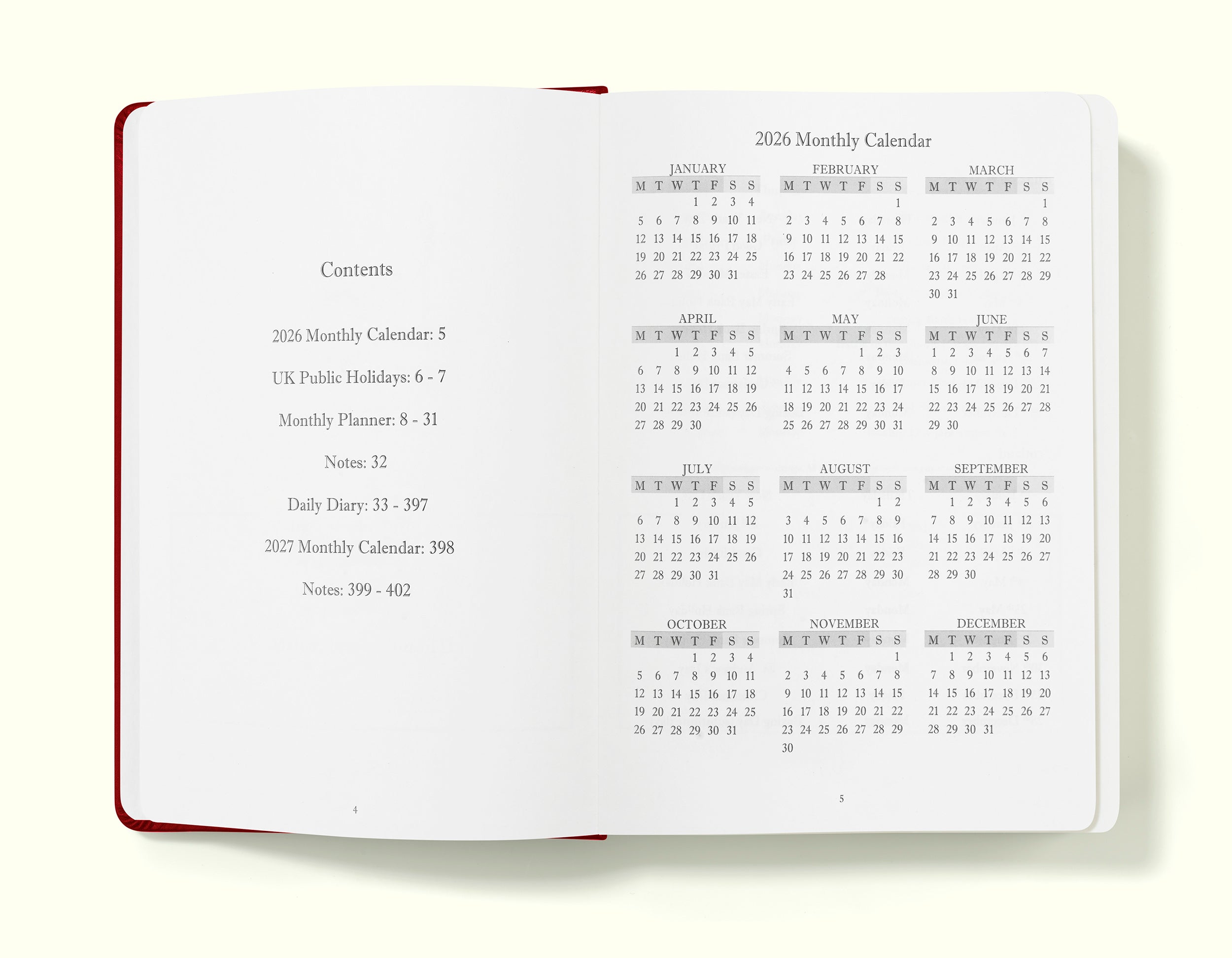 The Executive Journal – 2026 Daily Planner and Diary