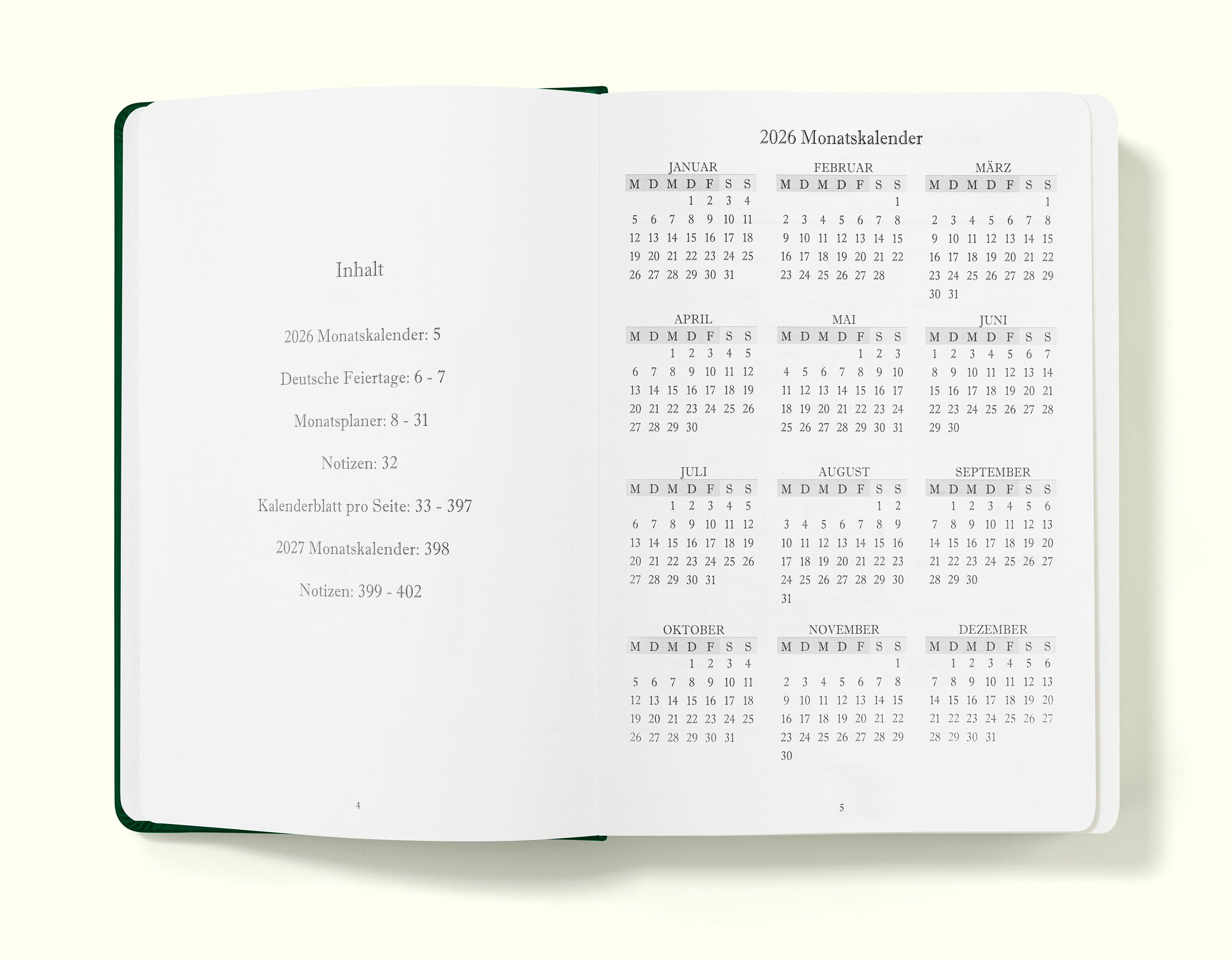 The Executive Journal – 2026 Daily Planner and Diary