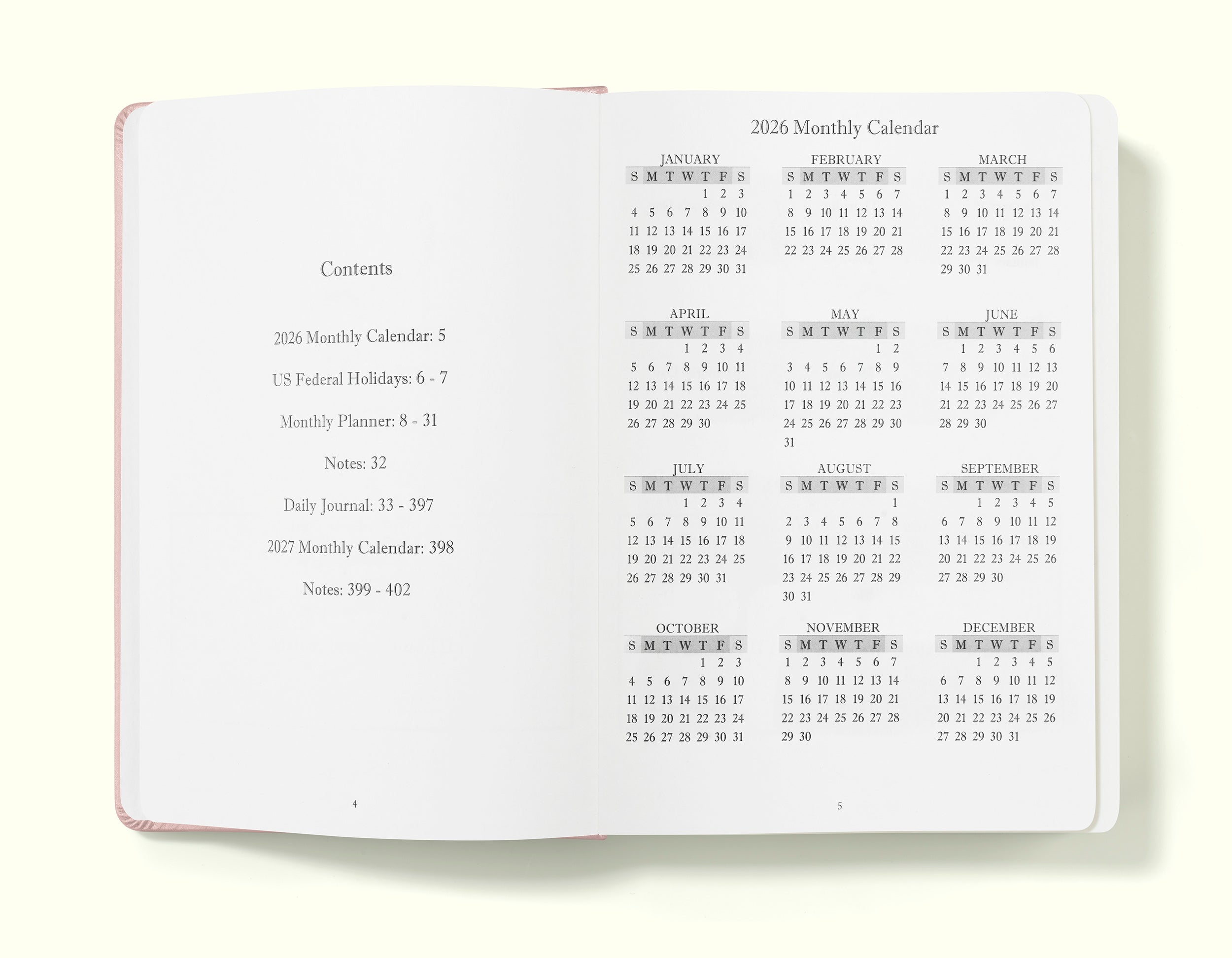 The Executive Journal – 2026 Daily Planner and Diary