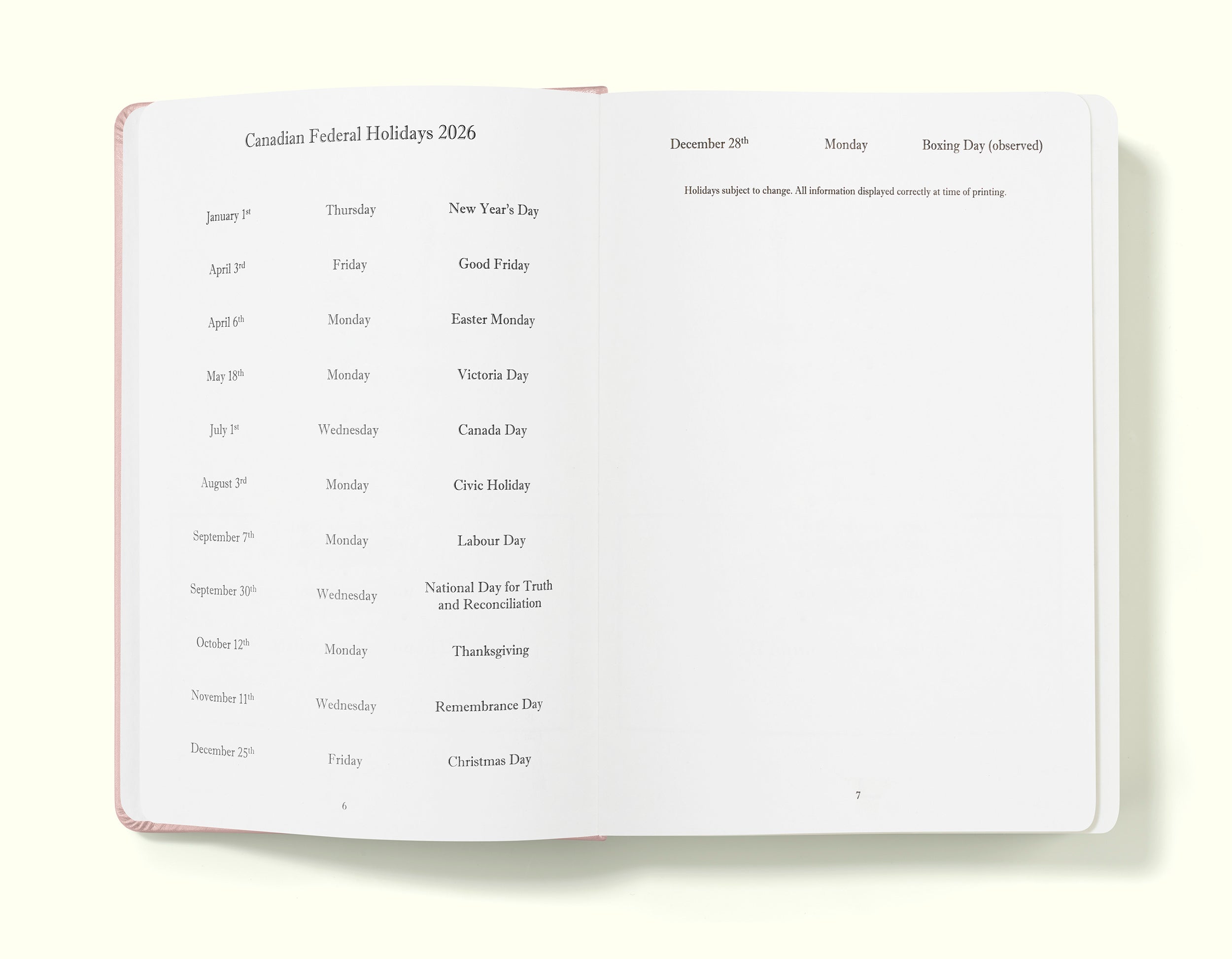 The Executive Journal – 2026 Daily Planner and Diary