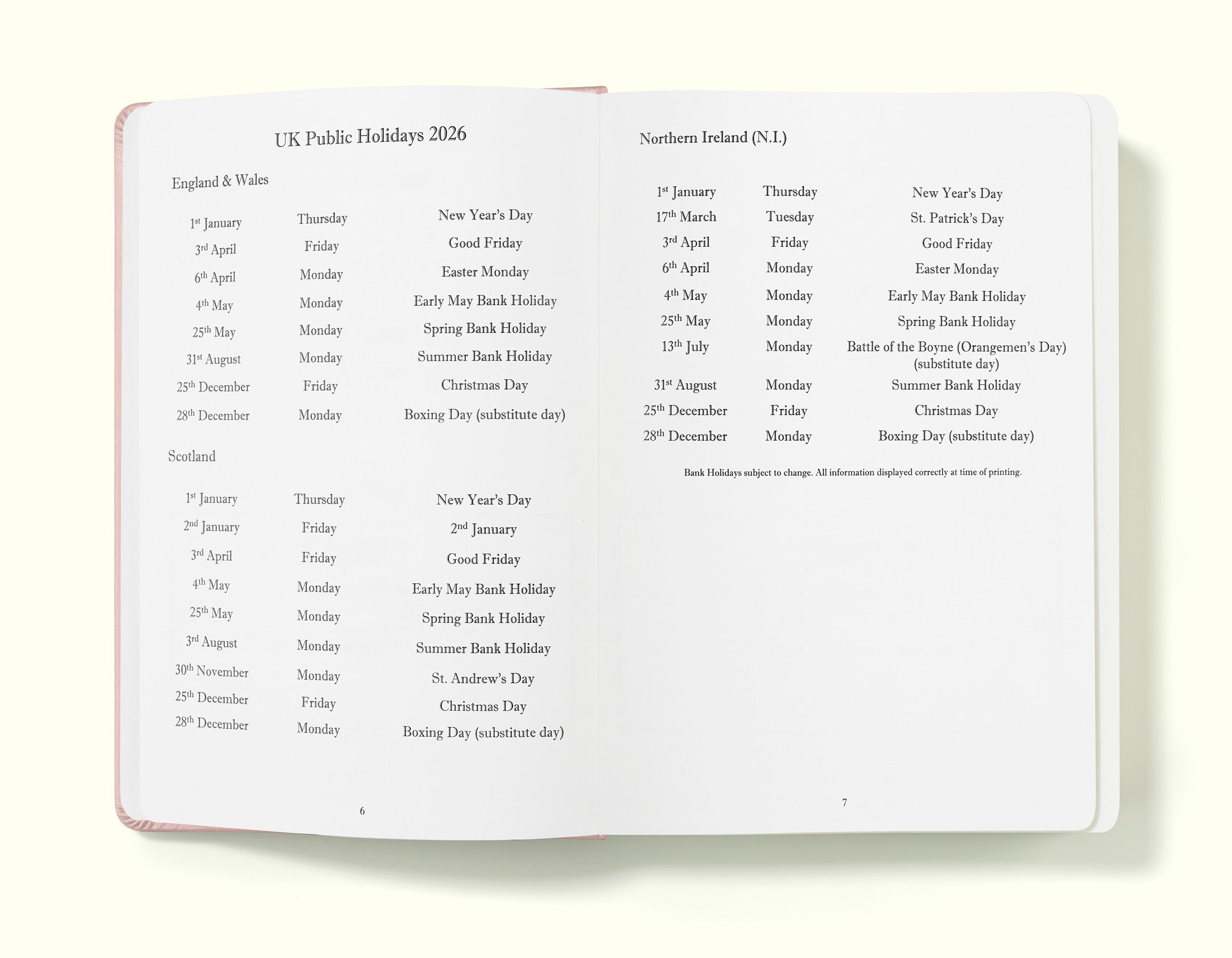 The Executive Journal – 2026 Daily Planner and Diary