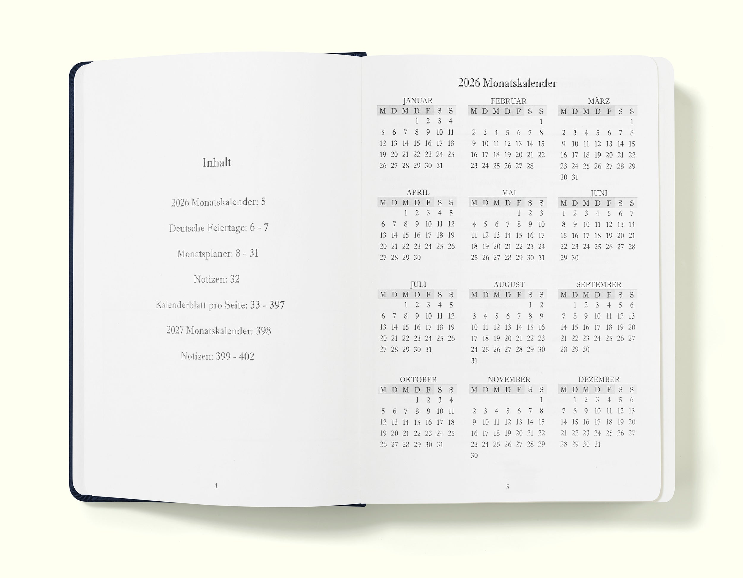 The Executive Journal – 2026 Daily Planner and Diary