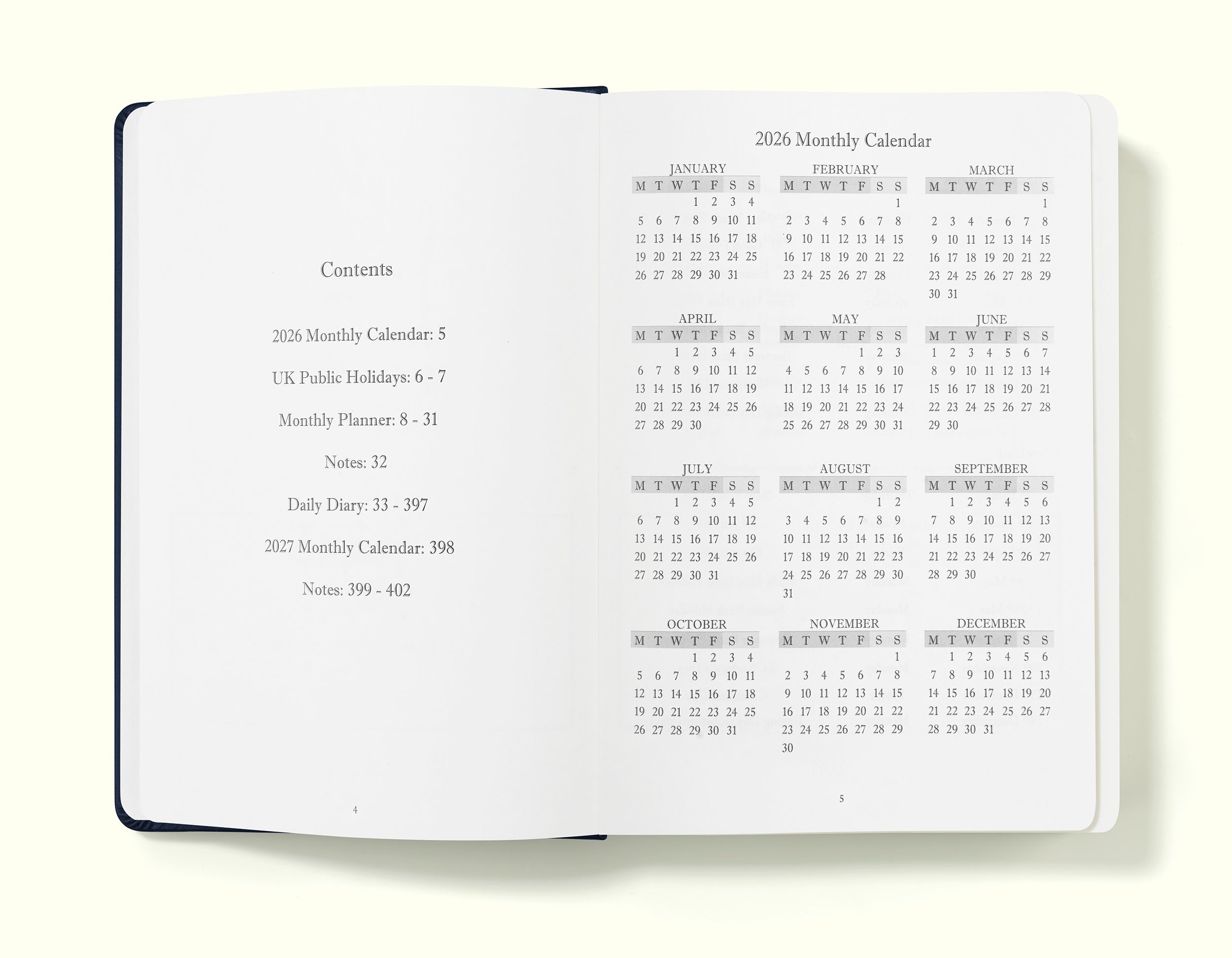 The Executive Journal – 2026 Daily Planner and Diary