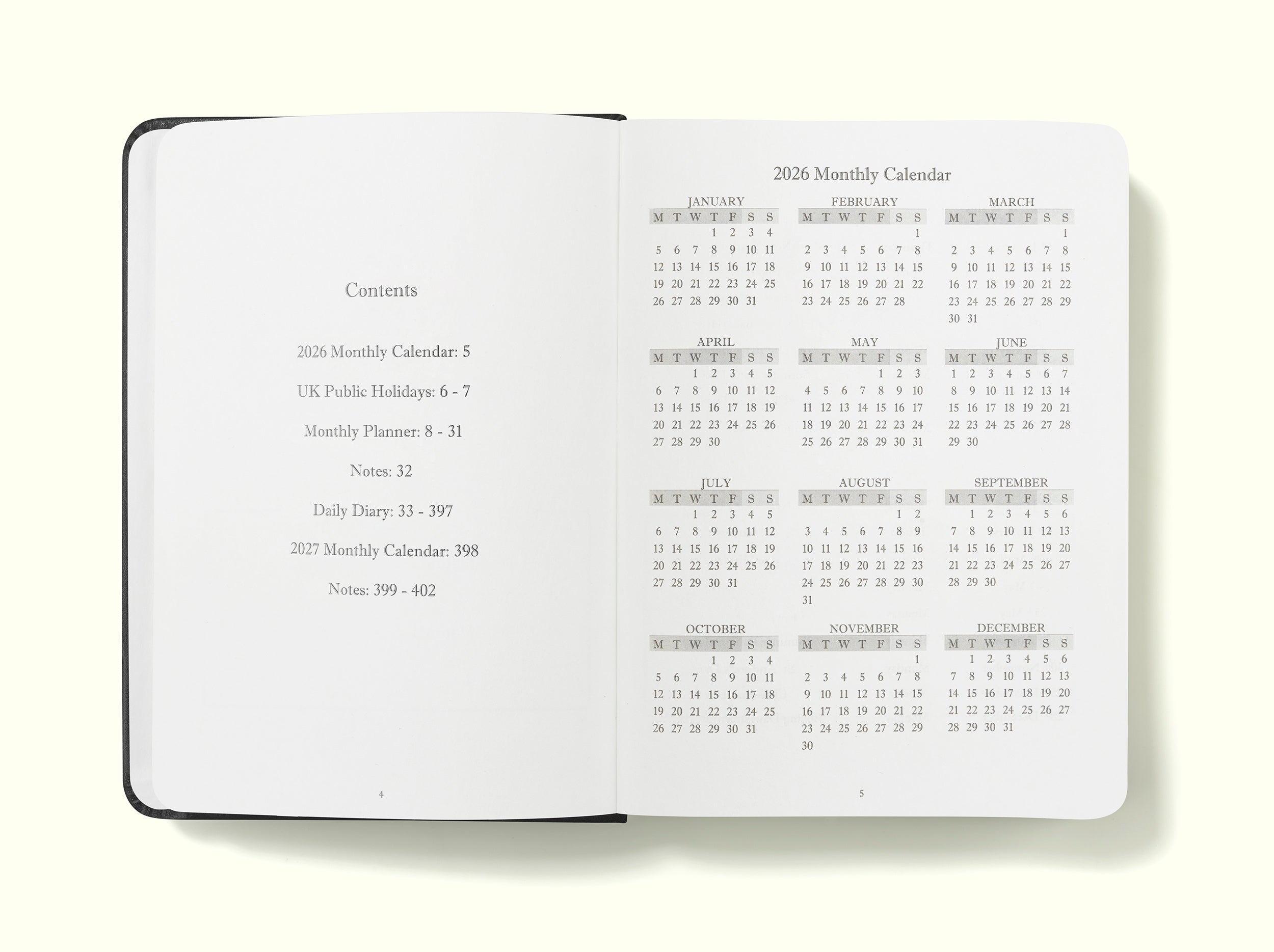 The Executive Journal – 2026 Daily Planner and Diary