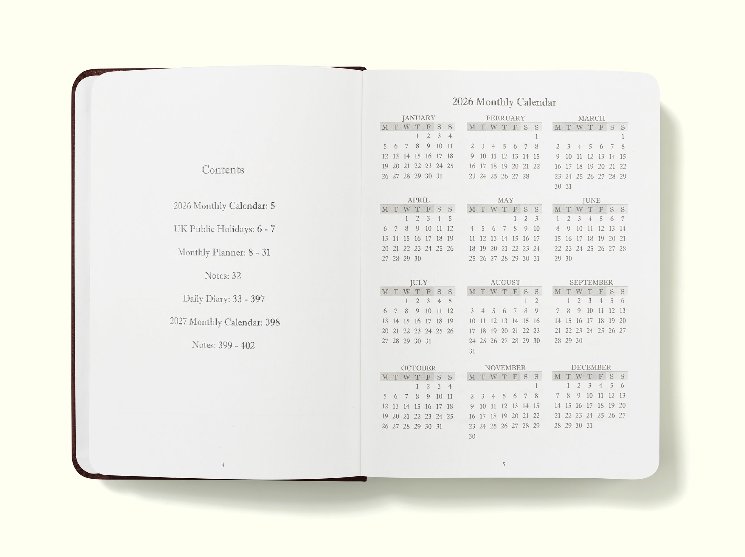 The Executive Journal – 2026 Daily Planner and Diary