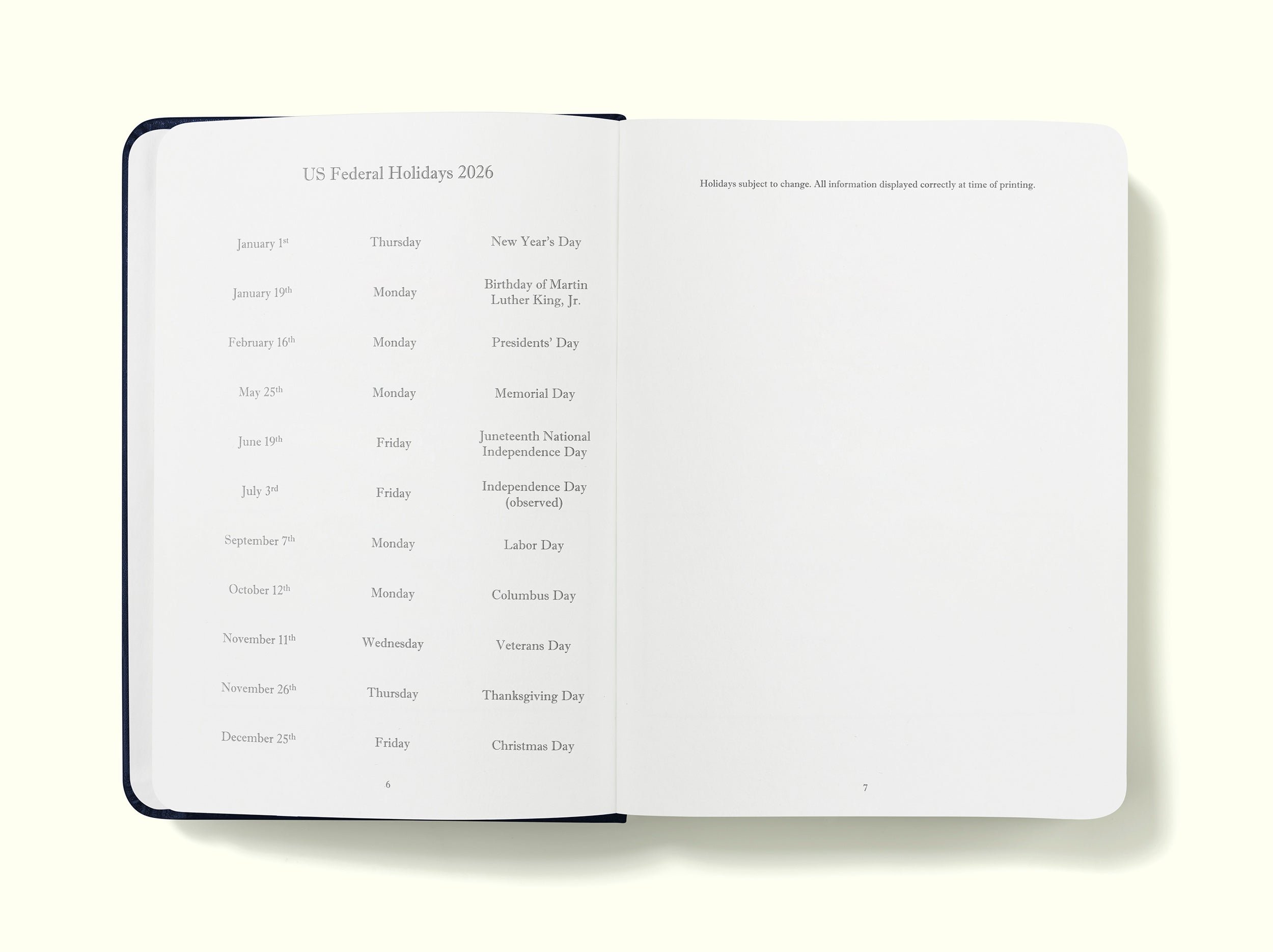 The Executive Journal – 2026 Daily Planner and Diary