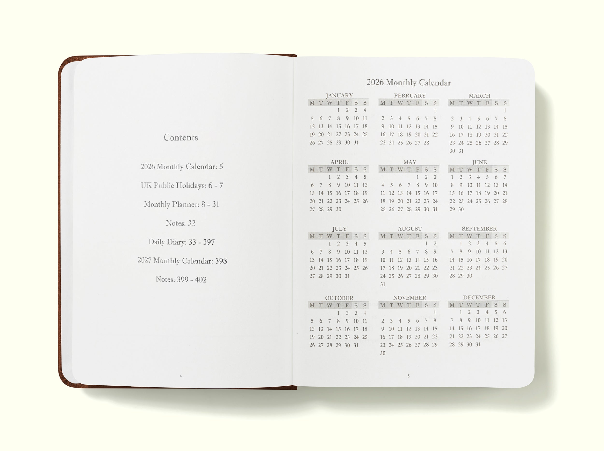 The Executive Journal – 2026 Daily Planner and Diary