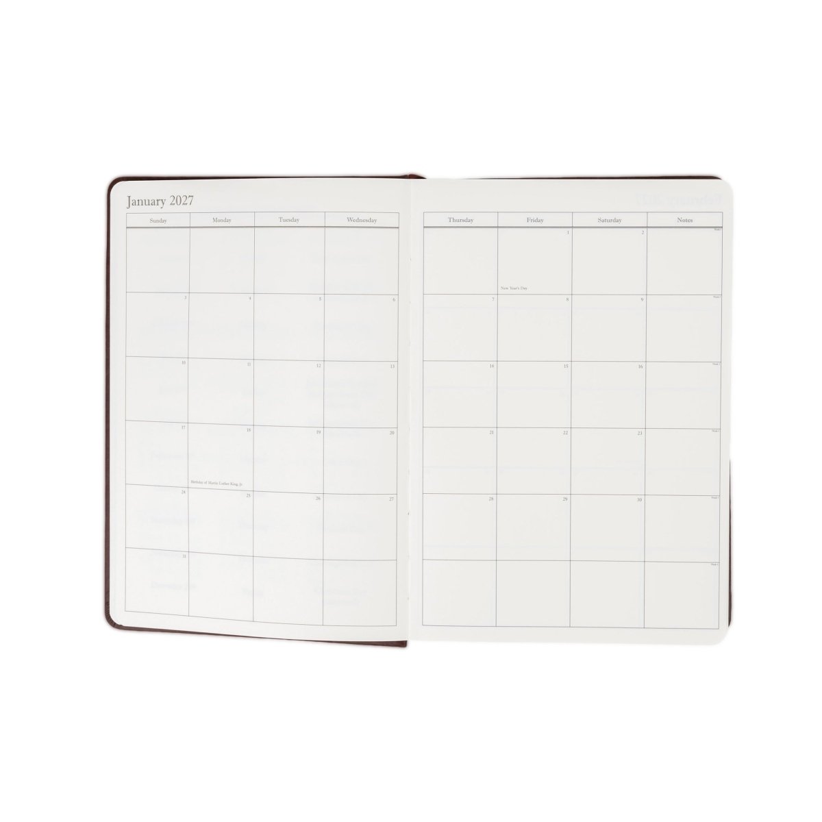 The Executive Journal – 2027 Edition – with US Public Holidays - Wykeham’s