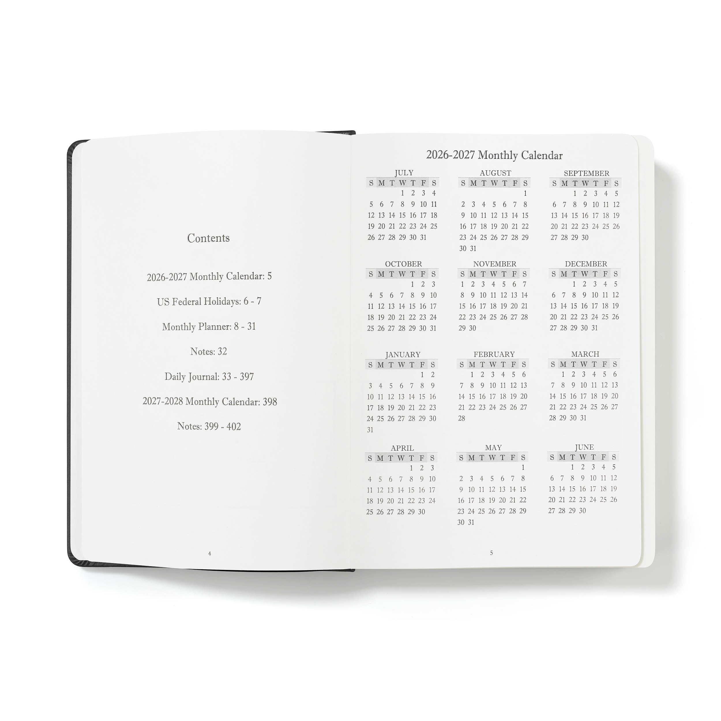 The Executive Journal - Mid-Year Edition - July 2026 to June 2027 – with US Public Holidays