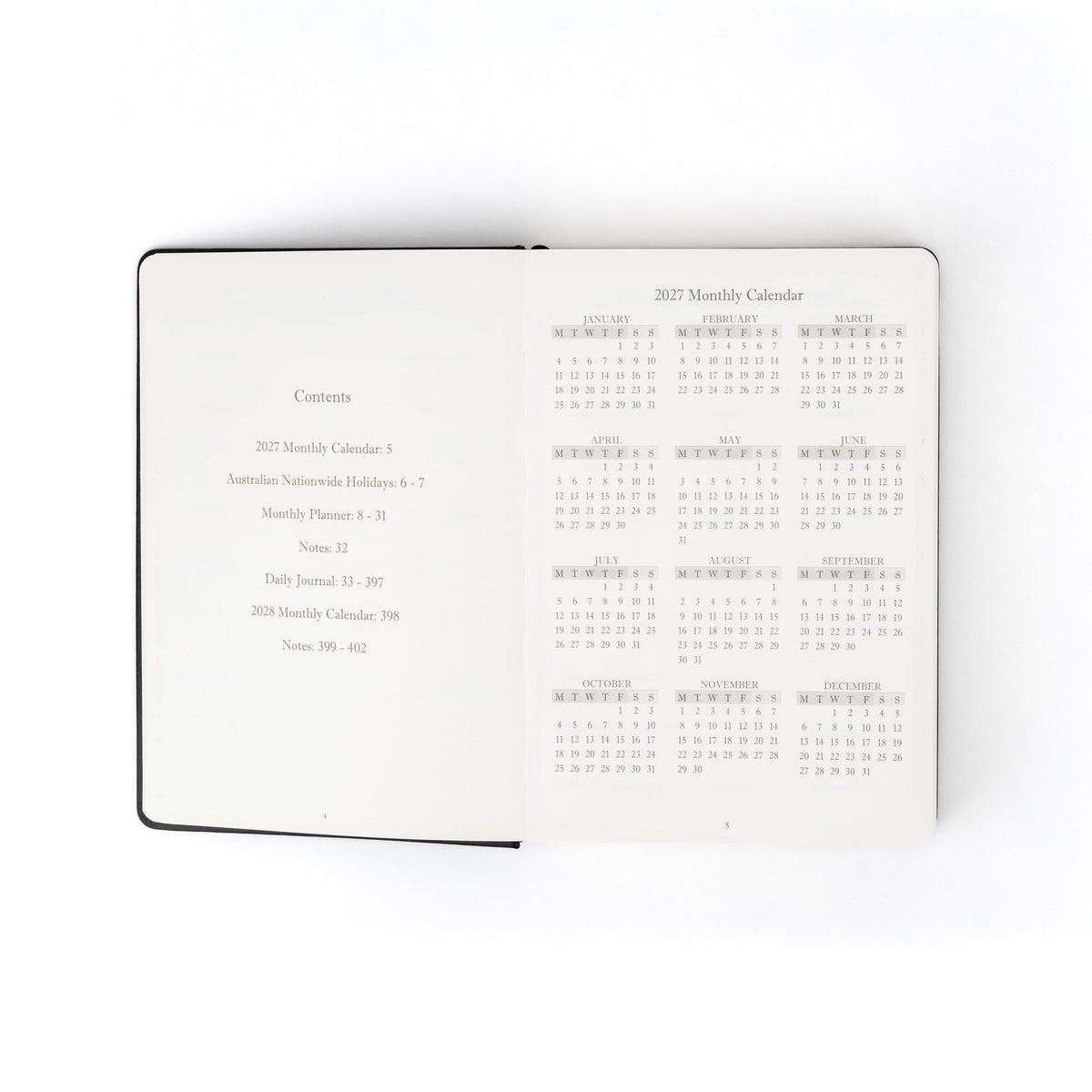 The Executive Journal – 2027 Edition – with Australian Public Holidays