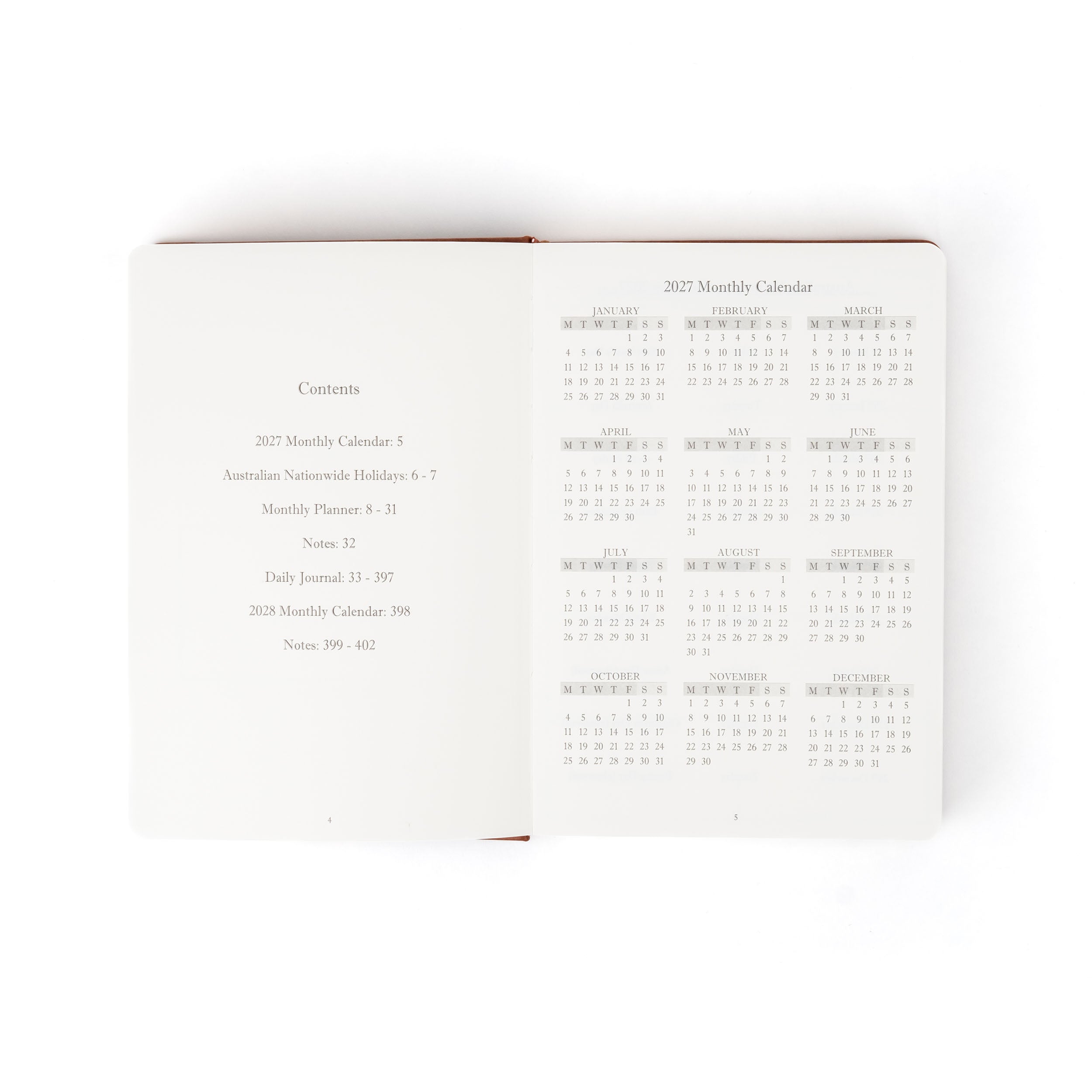 The Executive Journal – 2027 Edition – with Australian Public Holidays