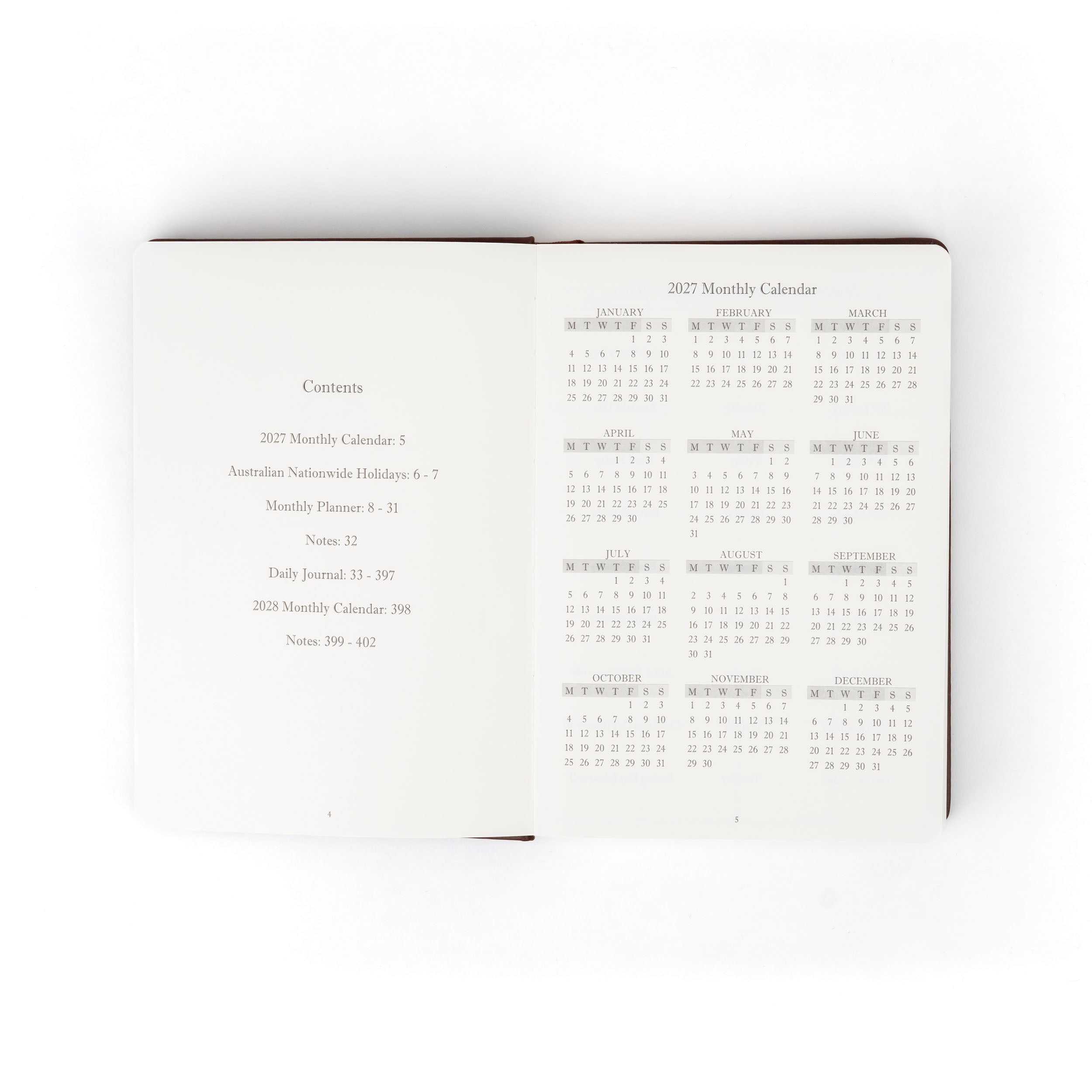The Executive Journal – 2027 Edition – with Australian Public Holidays