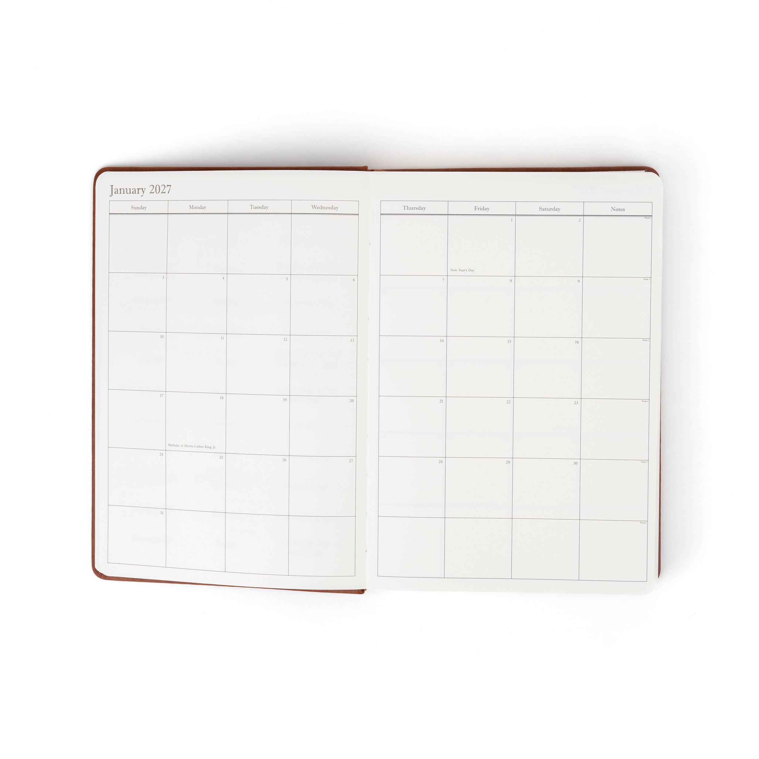 The Executive Journal – 2027 Edition – with US Public Holidays