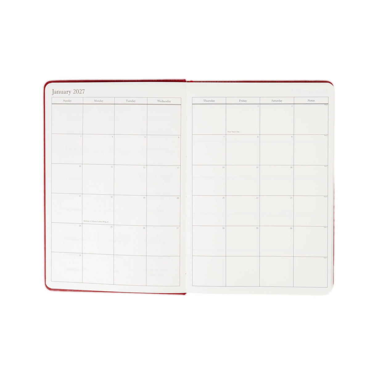The Executive Journal – 2027 Edition – with US Public Holidays
