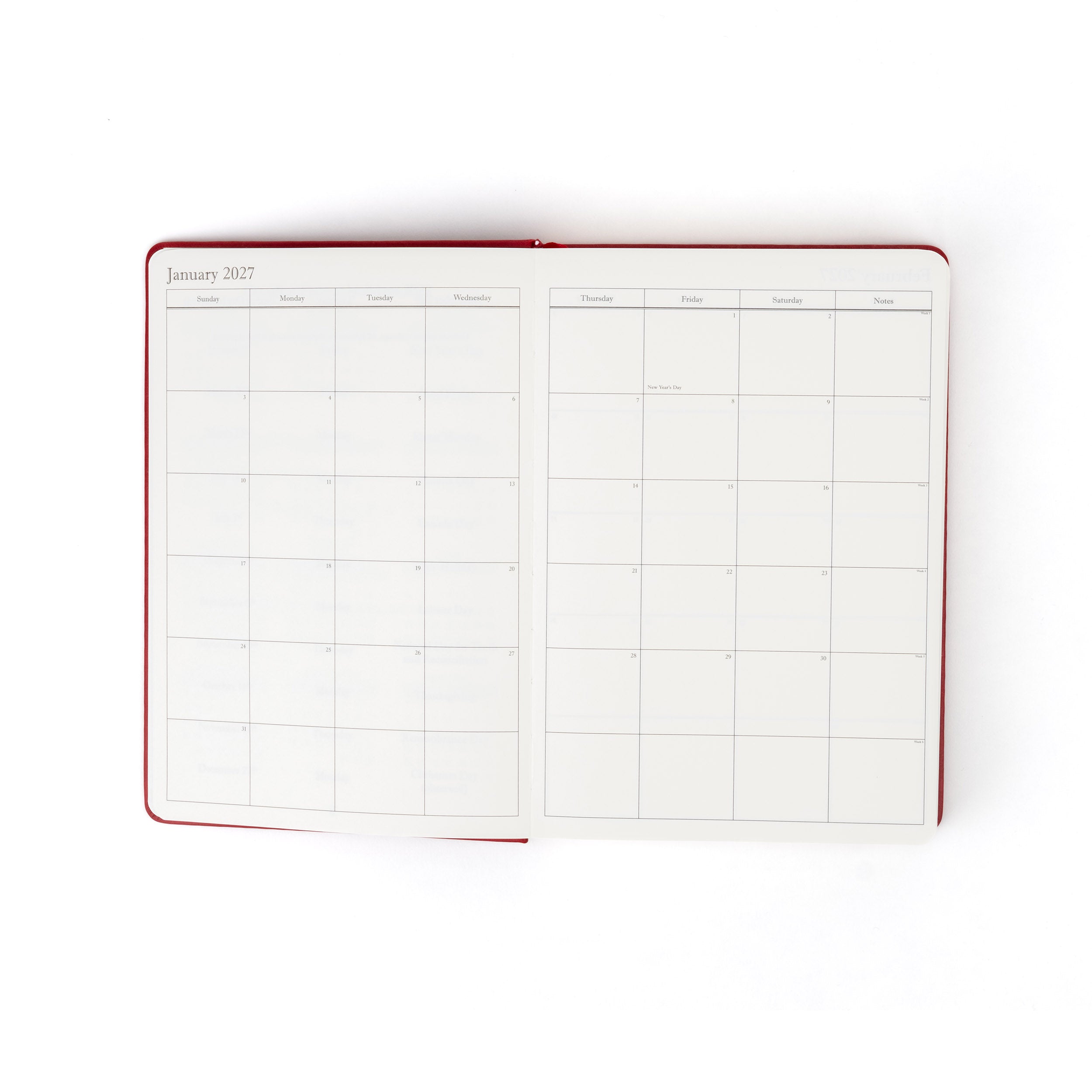 The Executive Journal – 2027 Edition – with Canadian Public Holidays