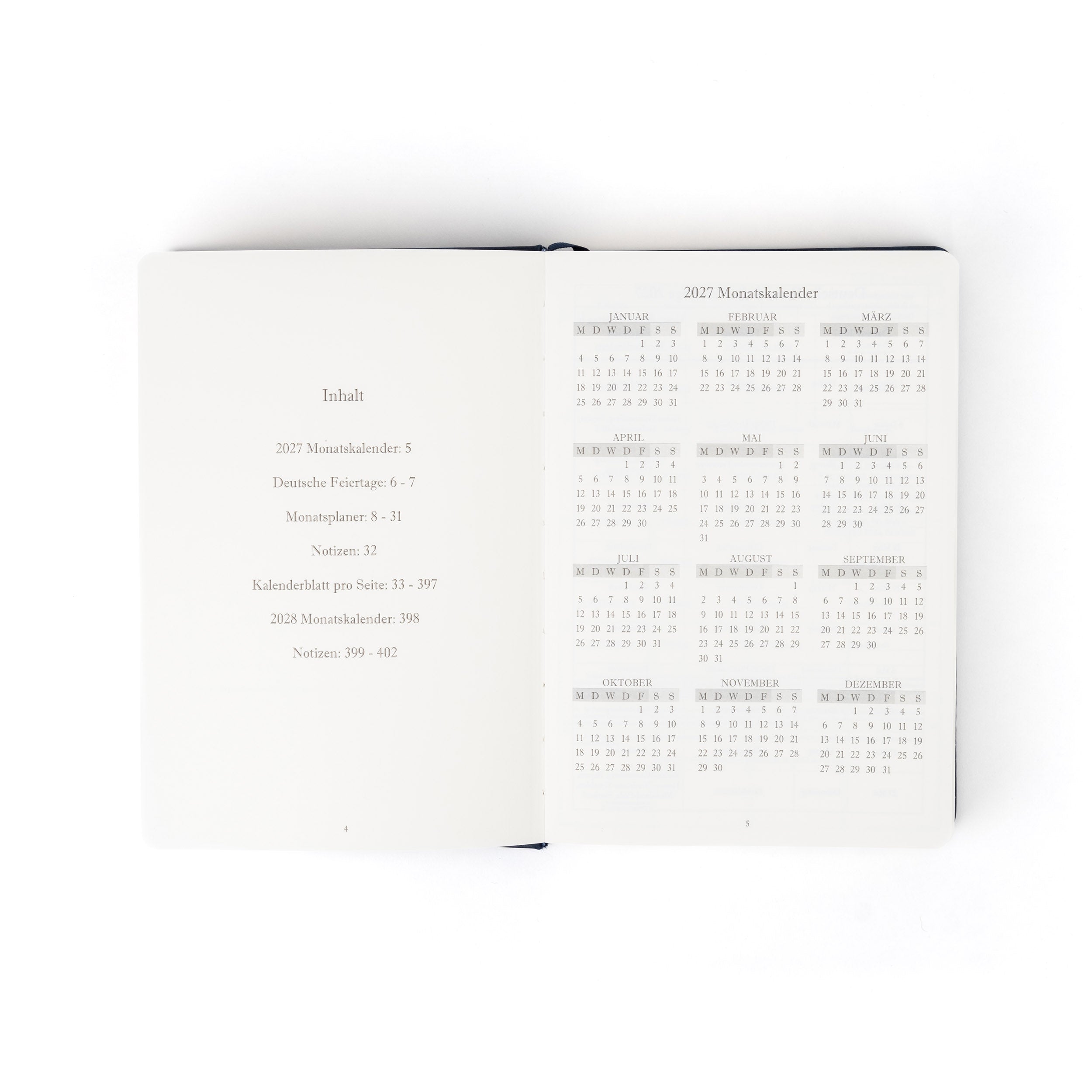 The Executive Journal – 2027 Edition – with German Public Holidays
