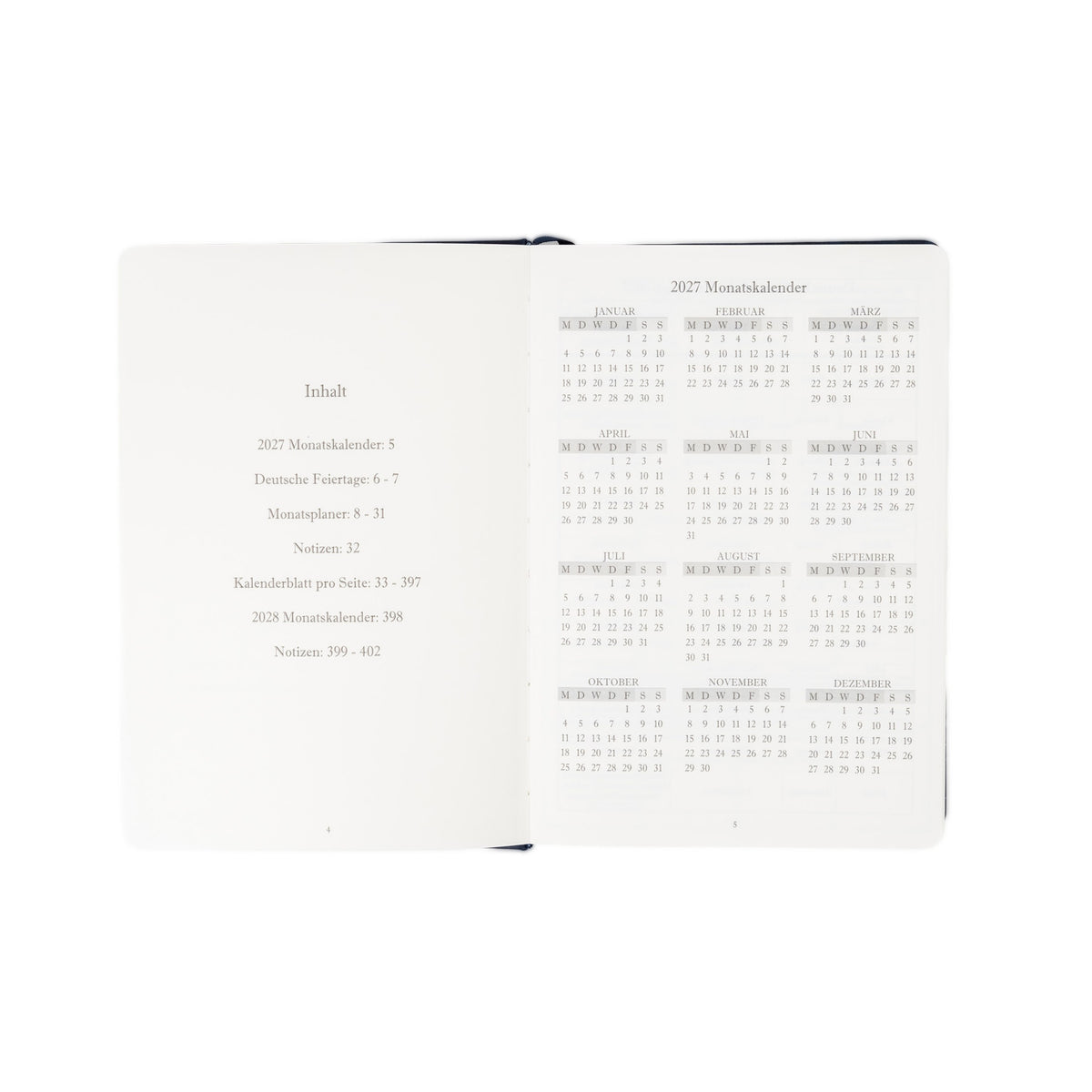 The Executive Journal – 2027 Edition – with German Public Holidays