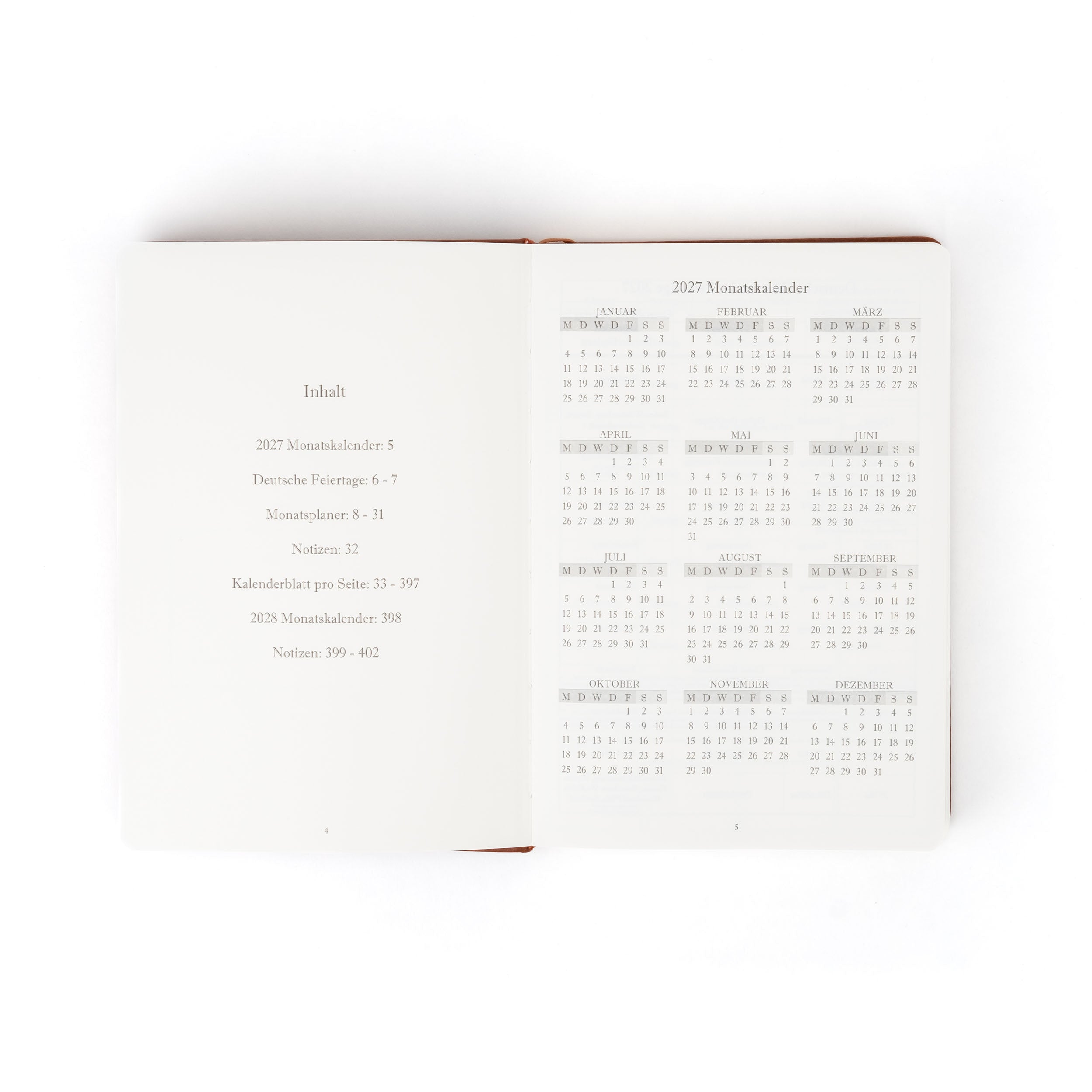 The Executive Journal – 2027 Edition – with German Public Holidays