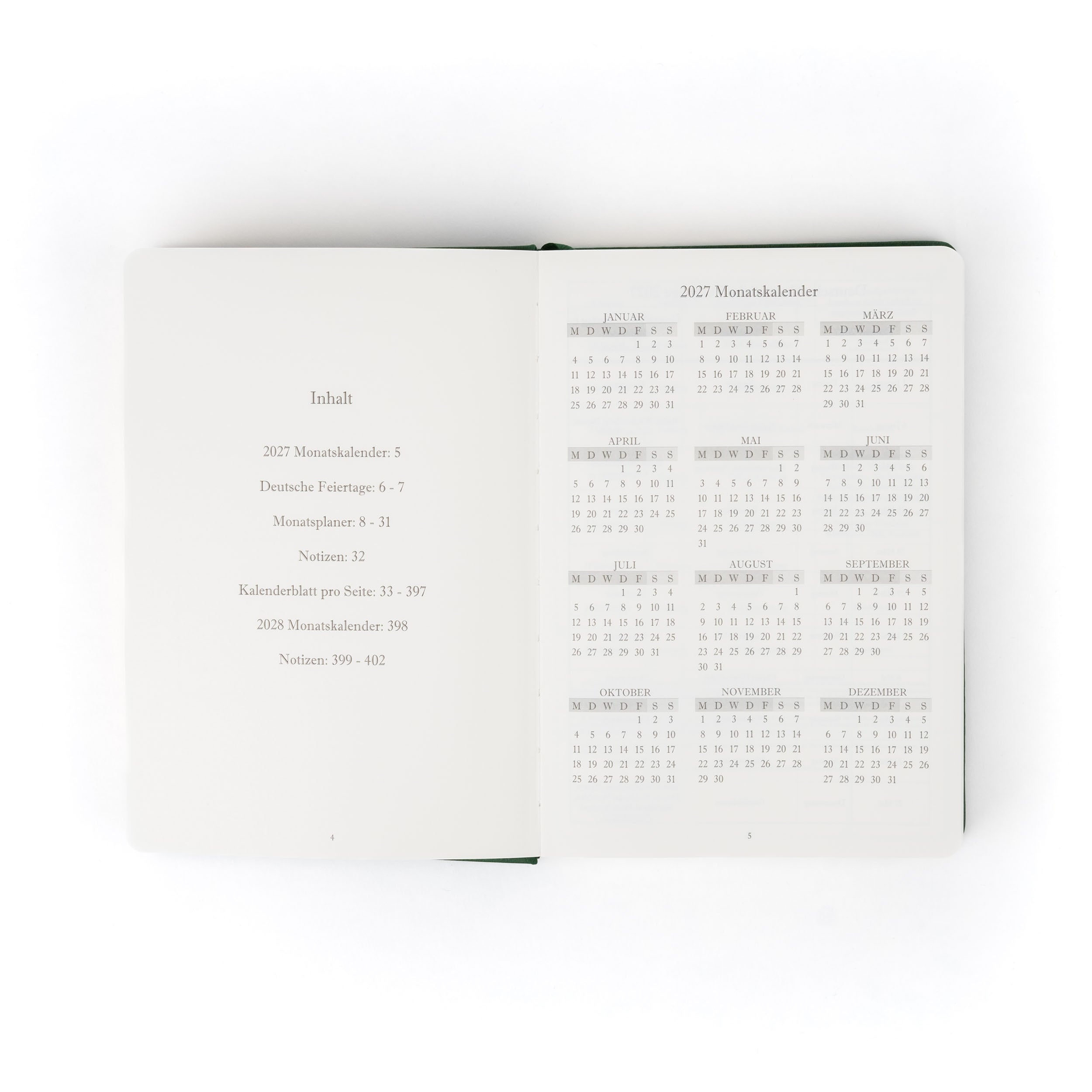 The Executive Journal – 2027 Edition – with German Public Holidays
