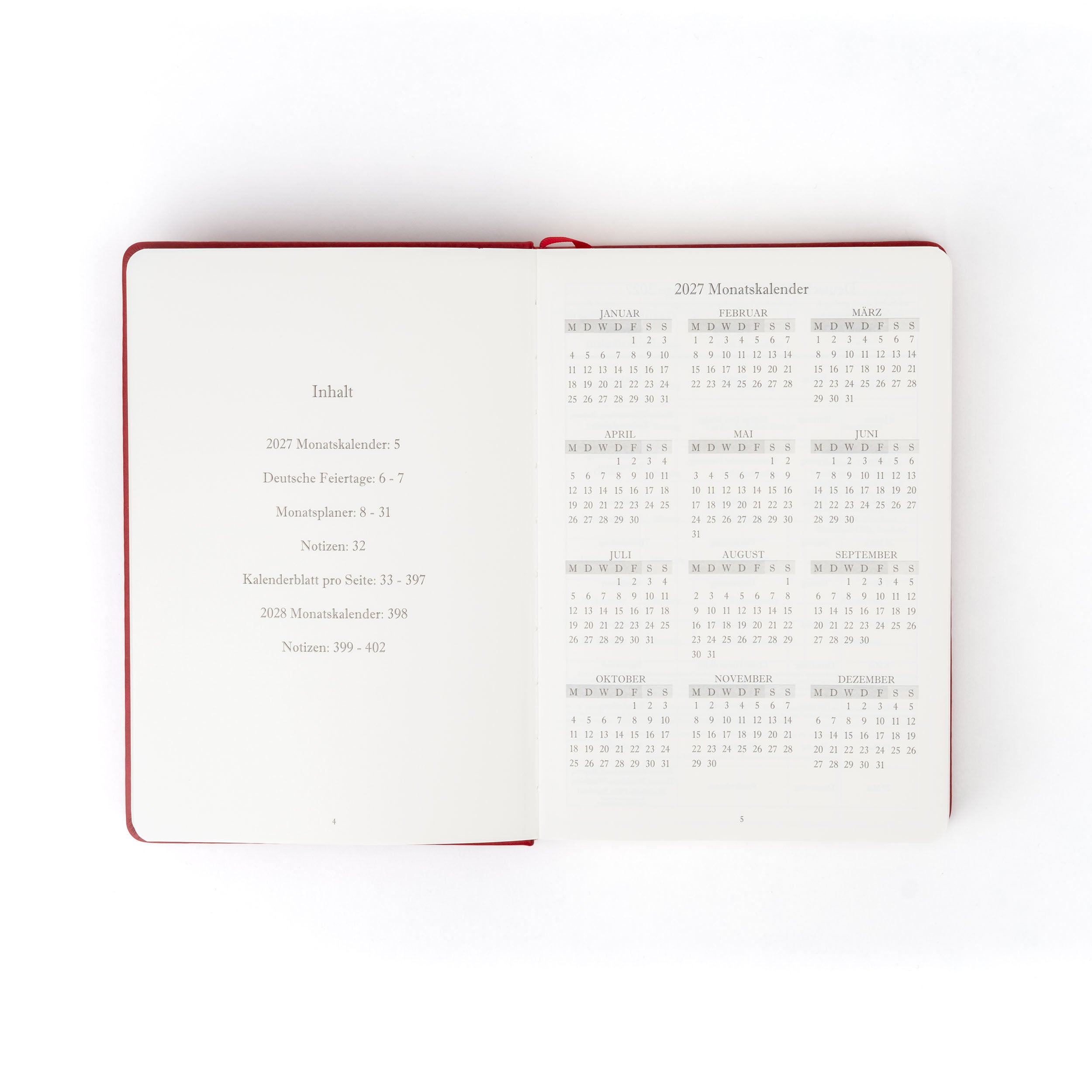 The Executive Journal – 2027 Edition – with German Public Holidays