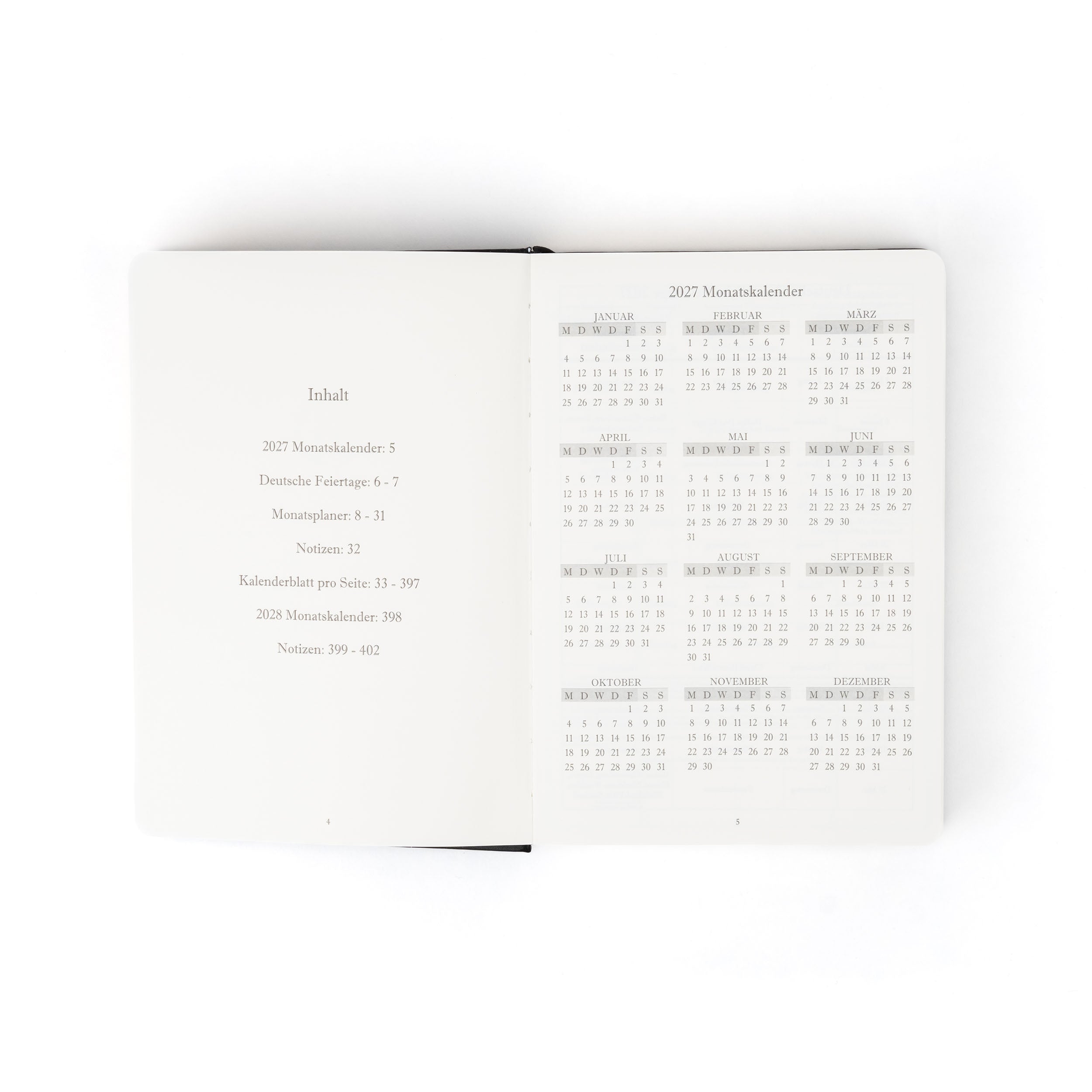 The Executive Journal – 2027 Edition – with German Public Holidays