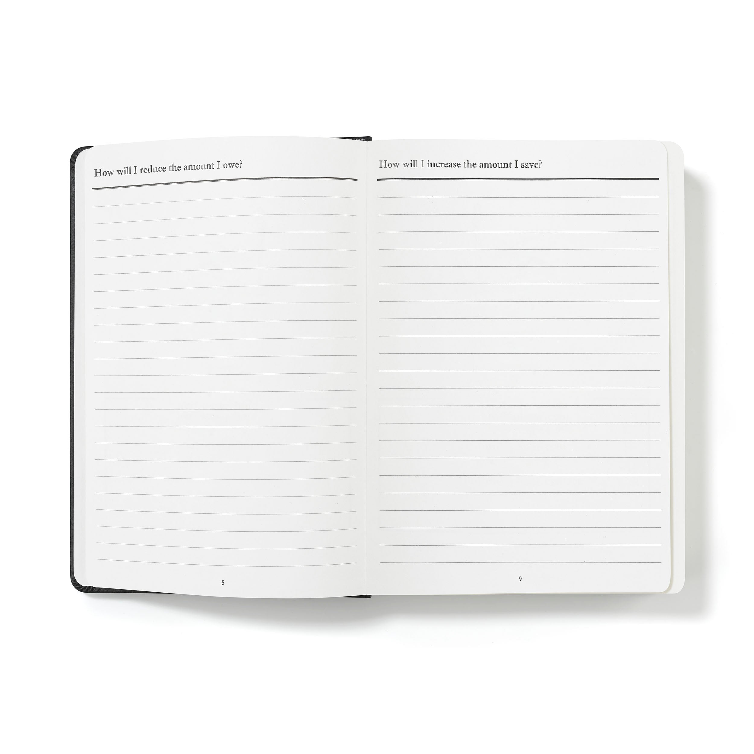 The Resourceful Journal – Financial Planner and Monthly Budgeting Book – with US Layout
