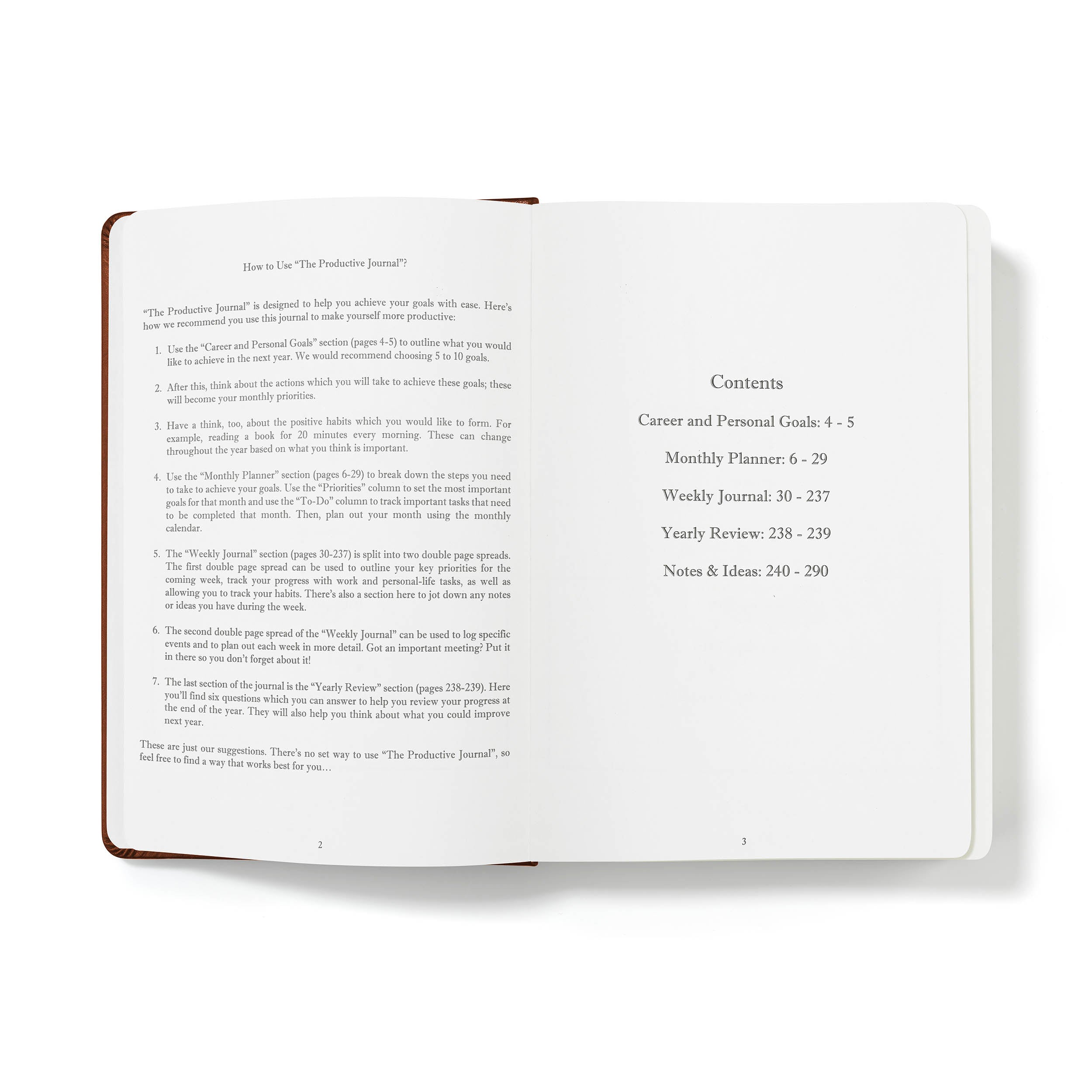 The Productive Journal – Wöchentlicher Produktivitätsplaner