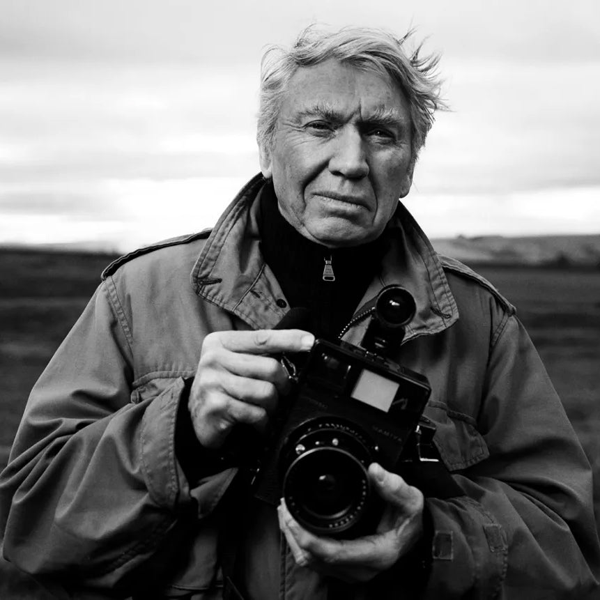 Don McCullin with camera