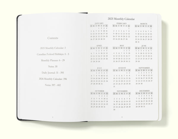 The Executive Journal – 2025 Daily Planner and Diary