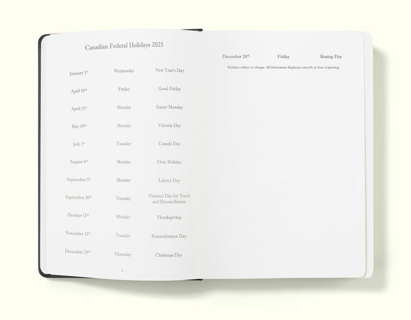 The Executive Journal – 2025 Daily Planner and Diary