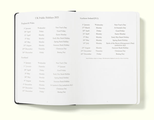 The Executive Journal – 2025 Daily Planner and Diary